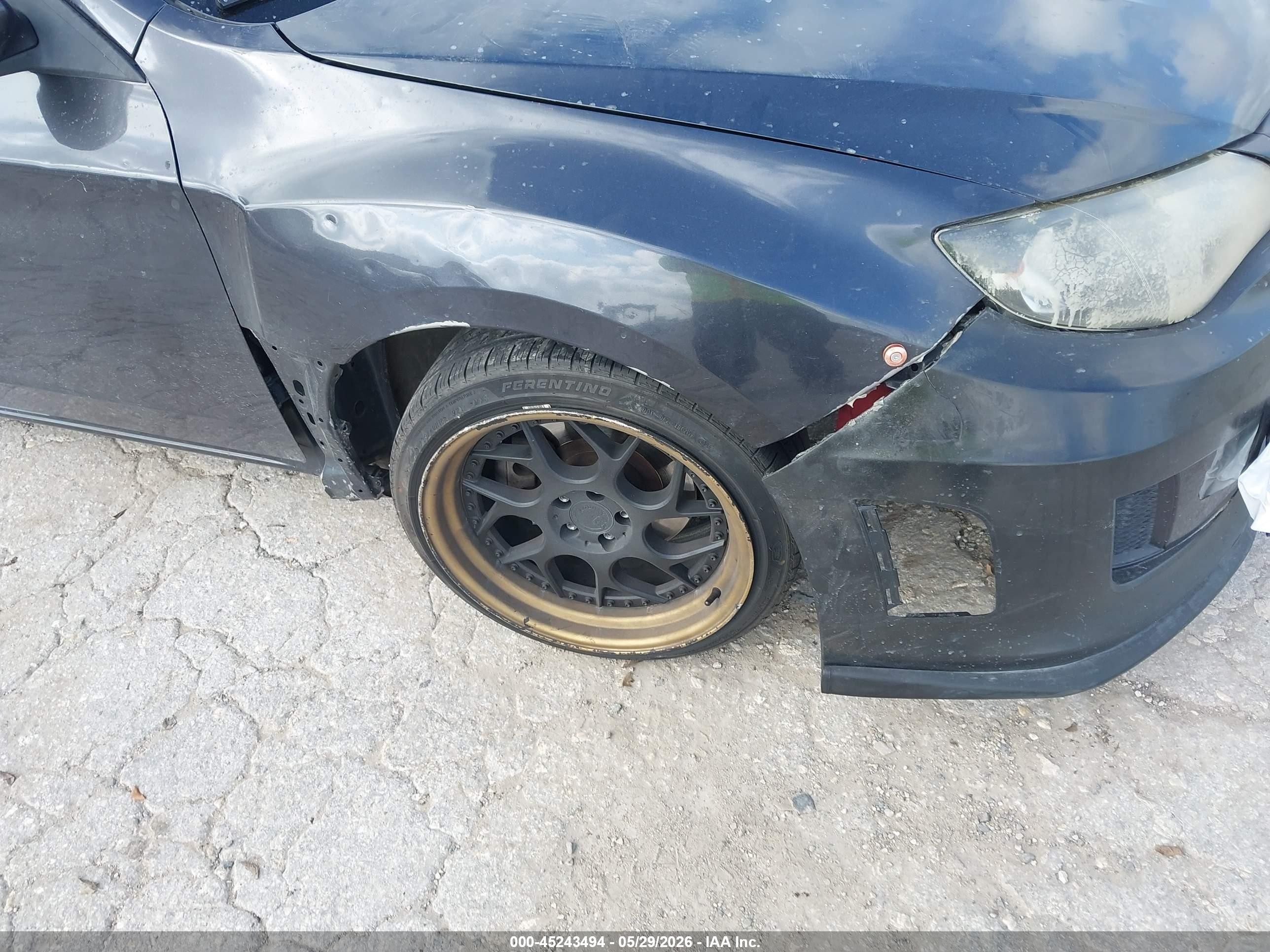 2014 Subaru Impreza Wrx   Серый vin: JF1GR7E68EG256210