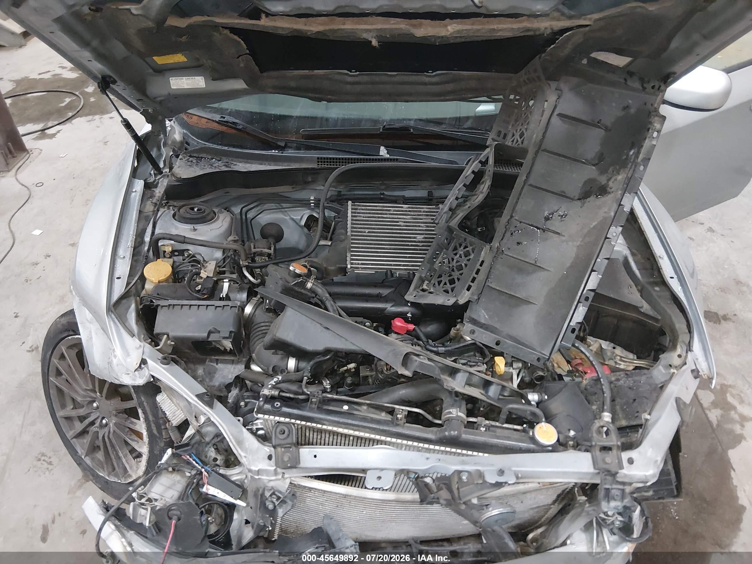 2013 Subaru Impreza Wrx Limited Silver vin: JF1GR7E69DG208892