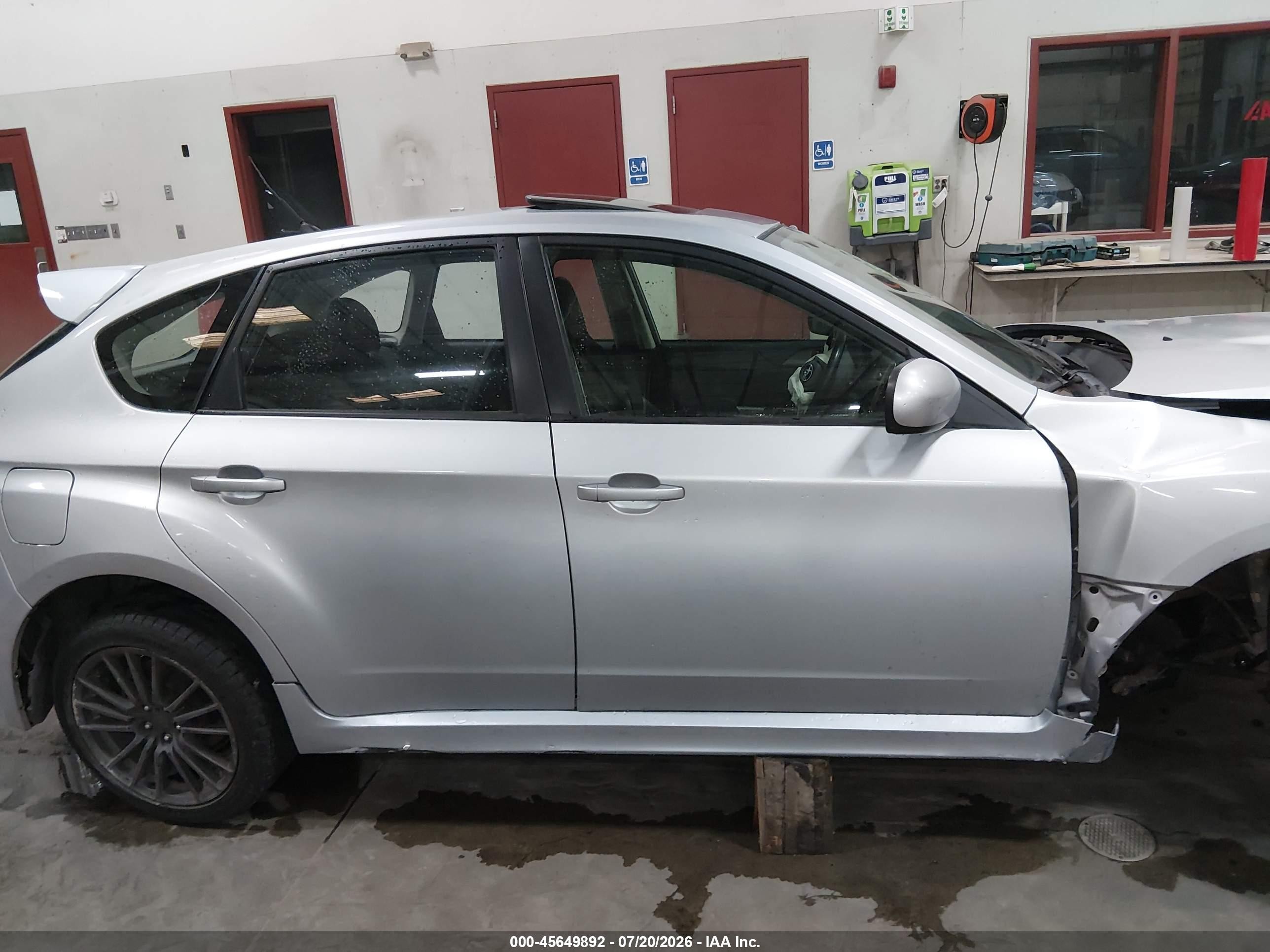 2013 Subaru Impreza Wrx Limited Silver vin: JF1GR7E69DG208892