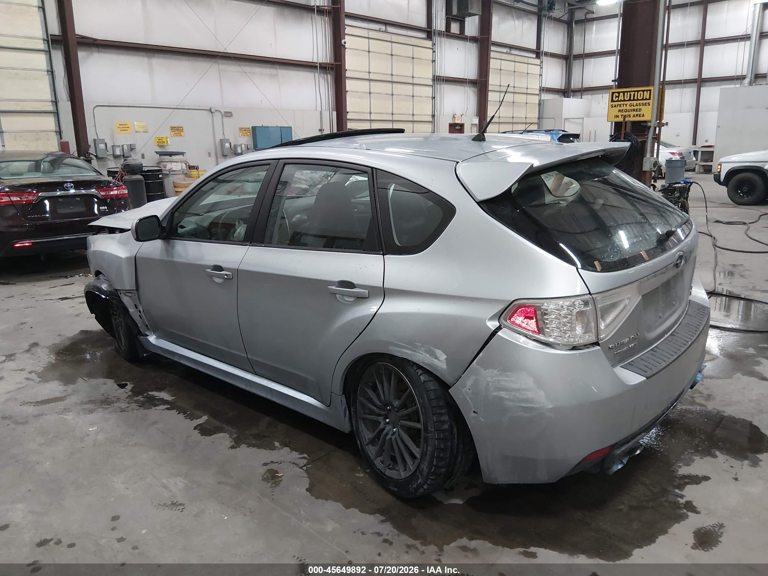 2013 Subaru Impreza Wrx Limited Silver vin: JF1GR7E69DG208892