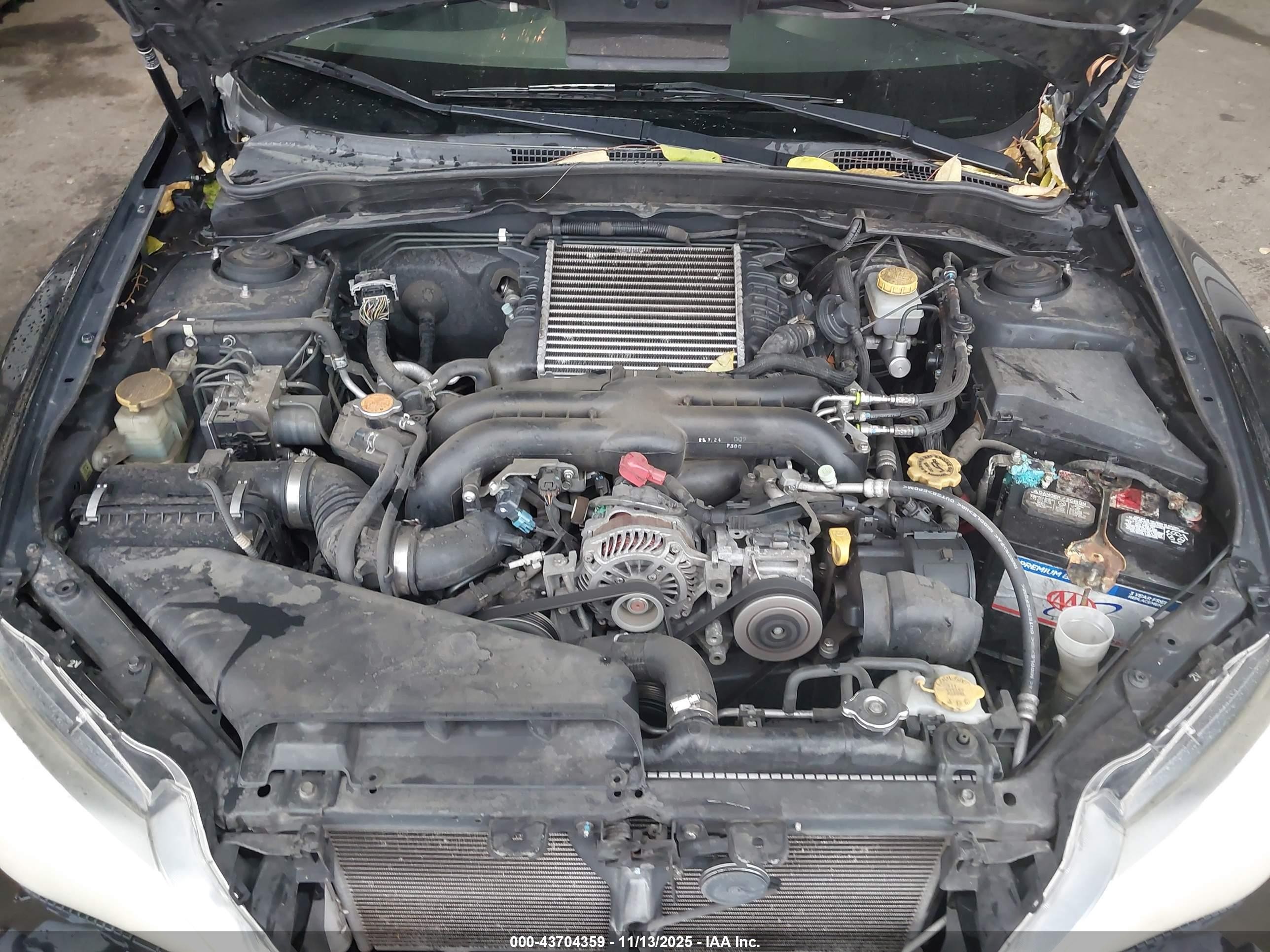 2014 Subaru Impreza Wrx   Черный vin: JF1GR7E69EG201619