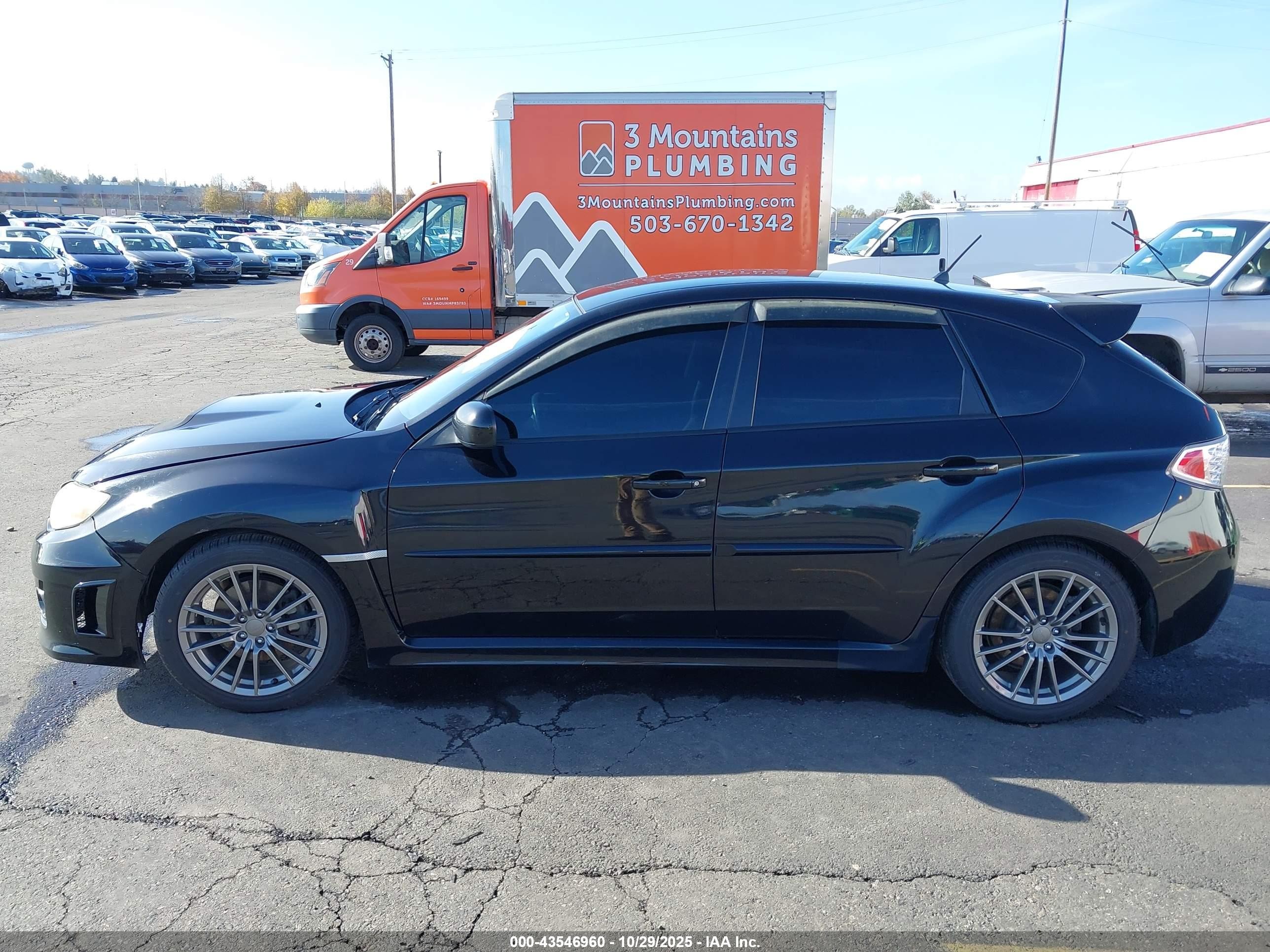 2014 Subaru Impreza Wrx   Black vin: JF1GR7E69EG218890