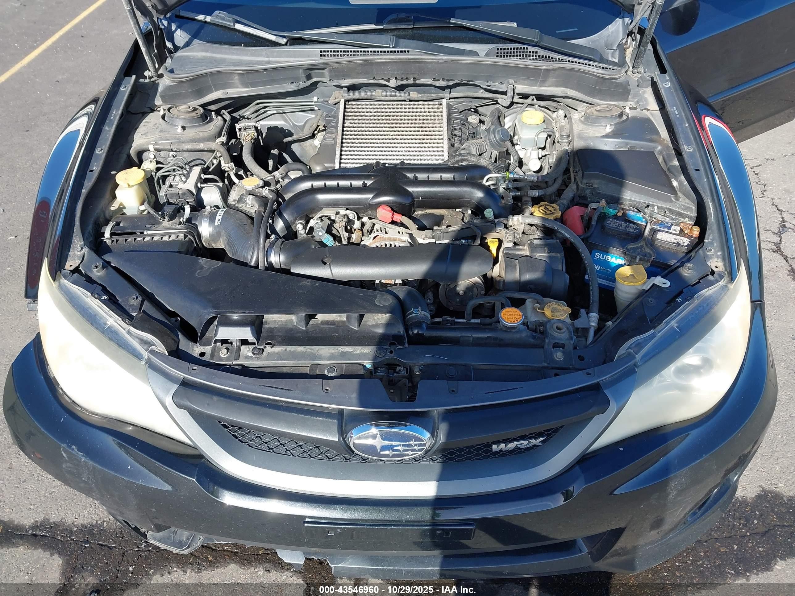 2014 Subaru Impreza Wrx   Black vin: JF1GR7E69EG218890