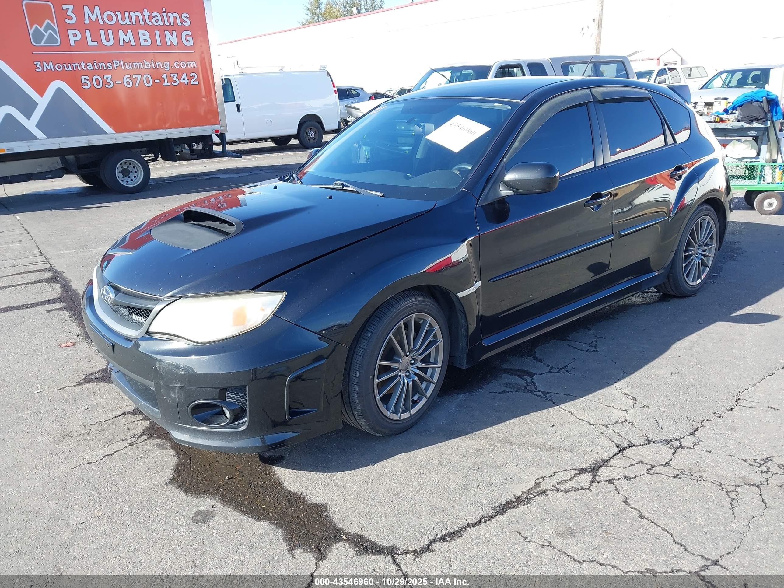 2014 Subaru Impreza Wrx   Black vin: JF1GR7E69EG218890