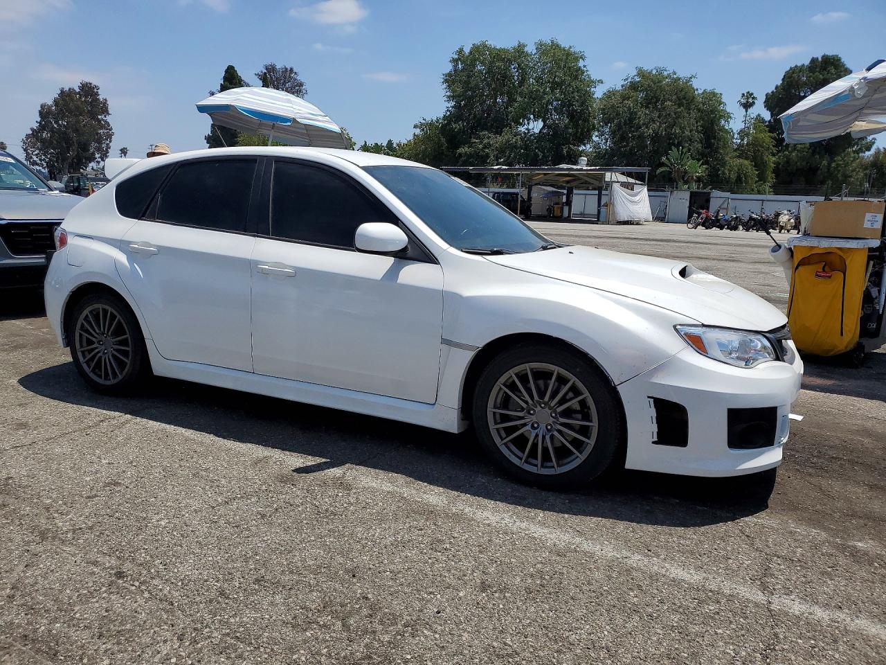 2014 Subaru Impreza Wrx White vin: JF1GR7E69EG231462