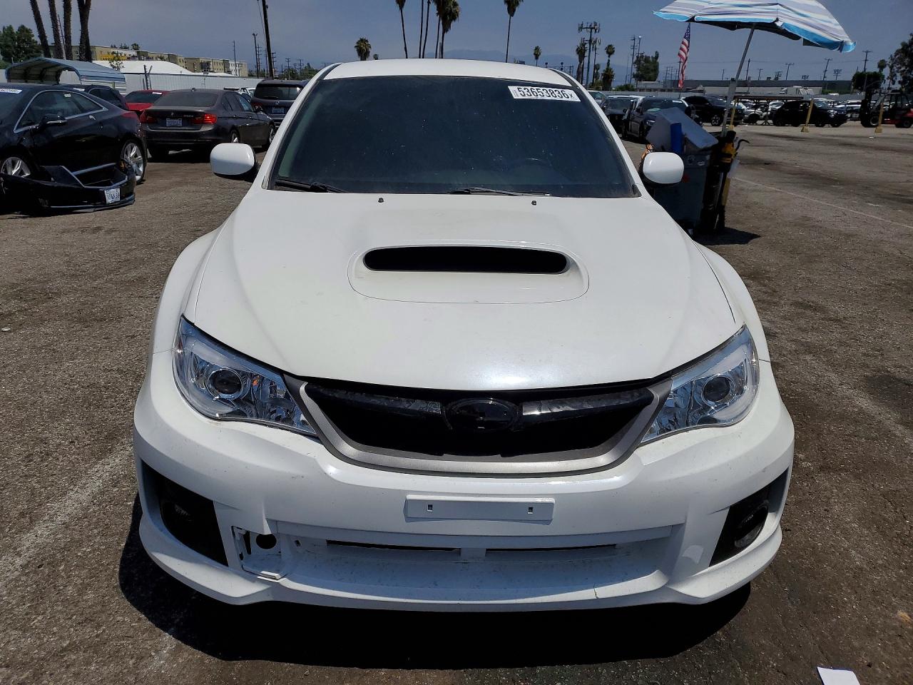 2014 Subaru Impreza Wrx White vin: JF1GR7E69EG231462