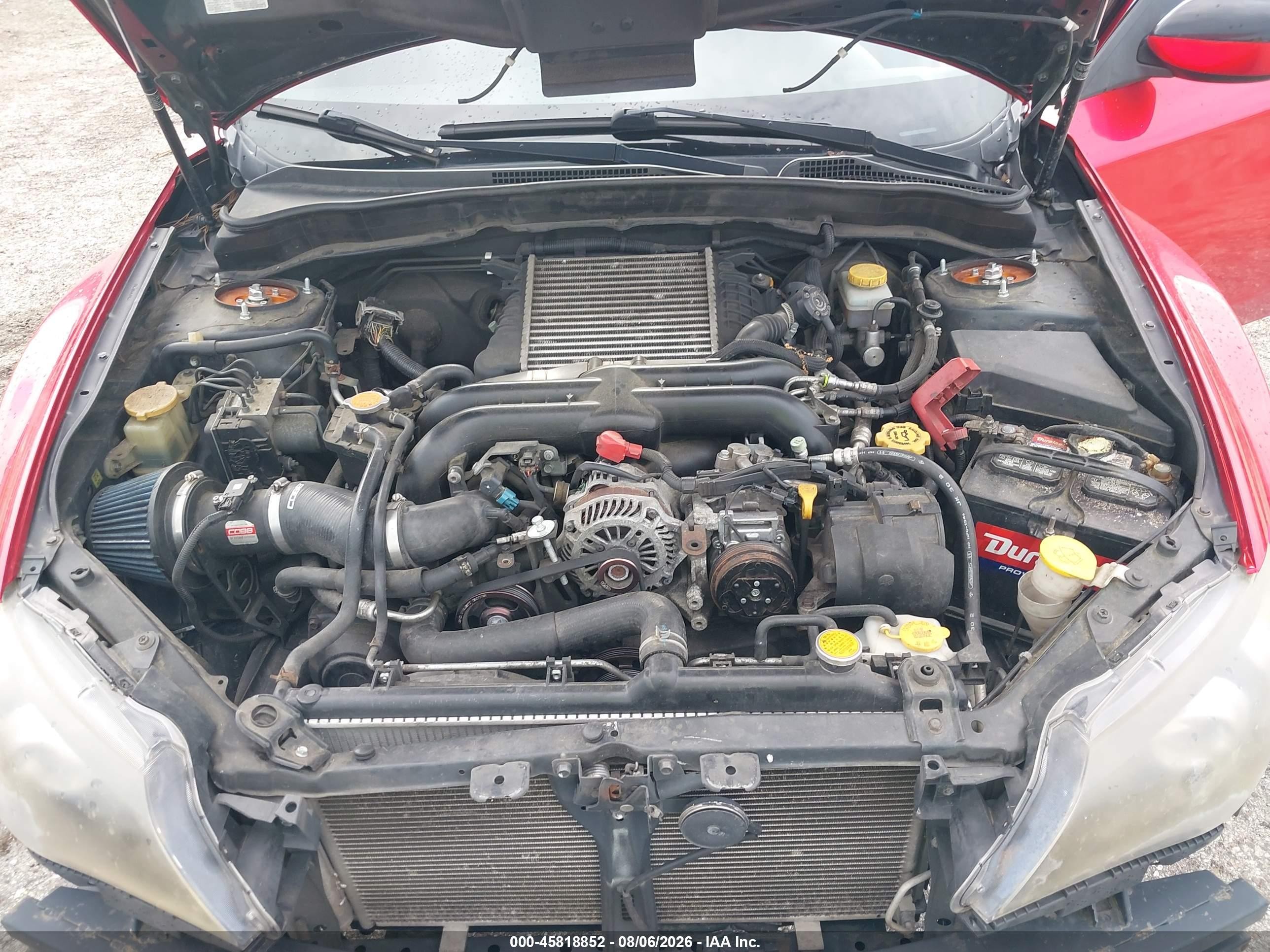 2011 Subaru Impreza Wrx Red vin: JF1GR7E6XBG819687