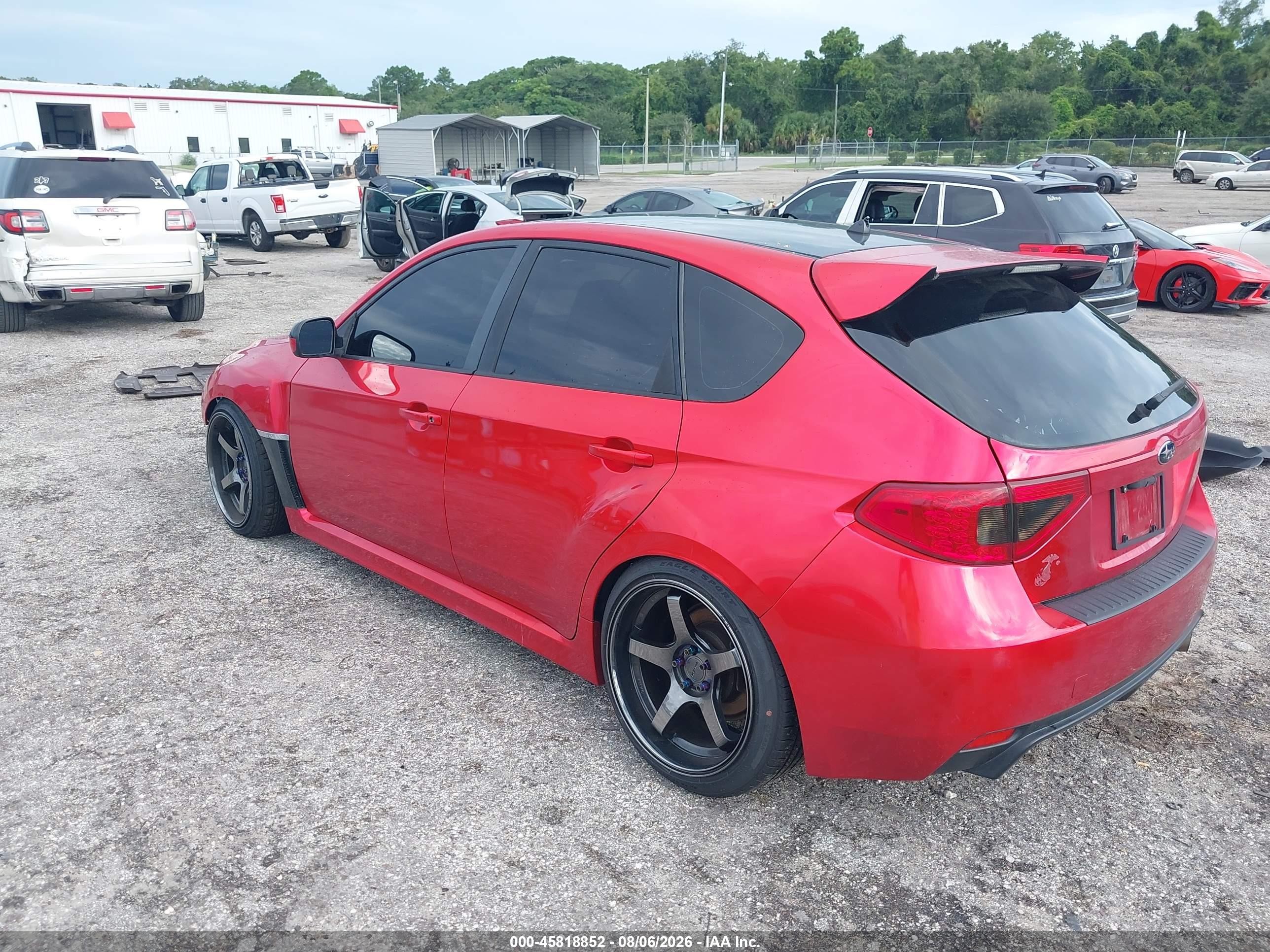 2011 Subaru Impreza Wrx Red vin: JF1GR7E6XBG819687