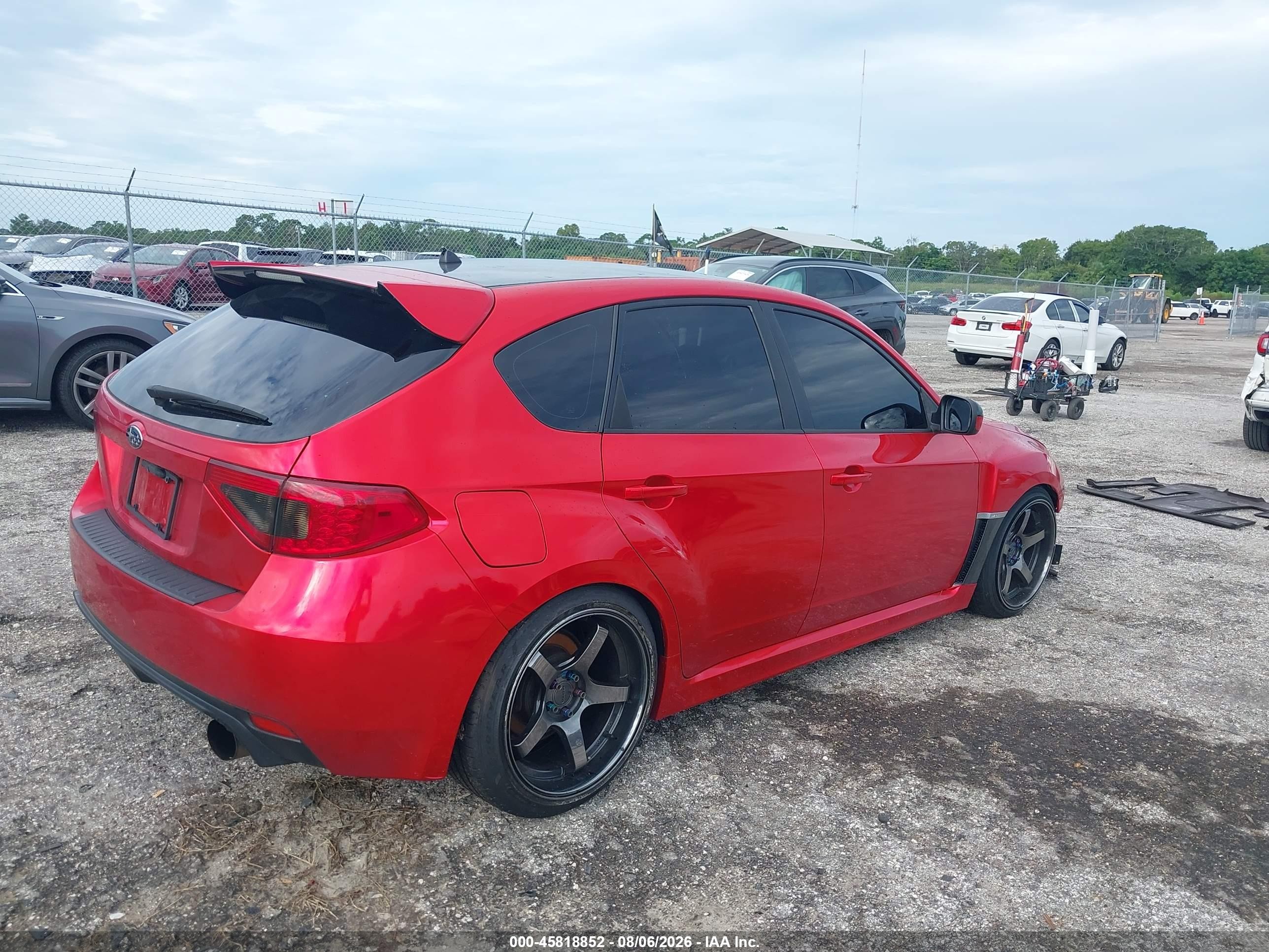 2011 Subaru Impreza Wrx Red vin: JF1GR7E6XBG819687
