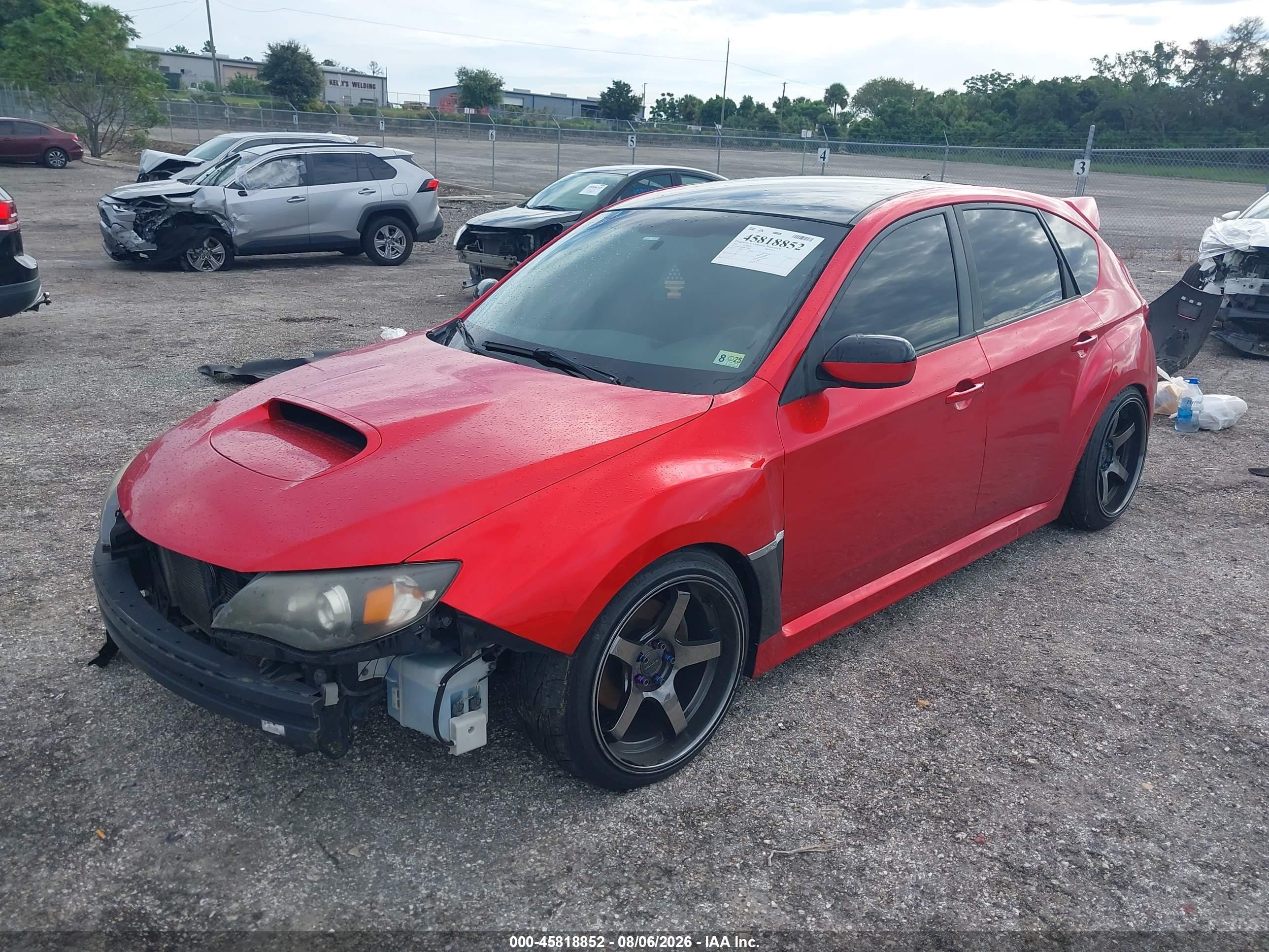 2011 Subaru Impreza Wrx Red vin: JF1GR7E6XBG819687