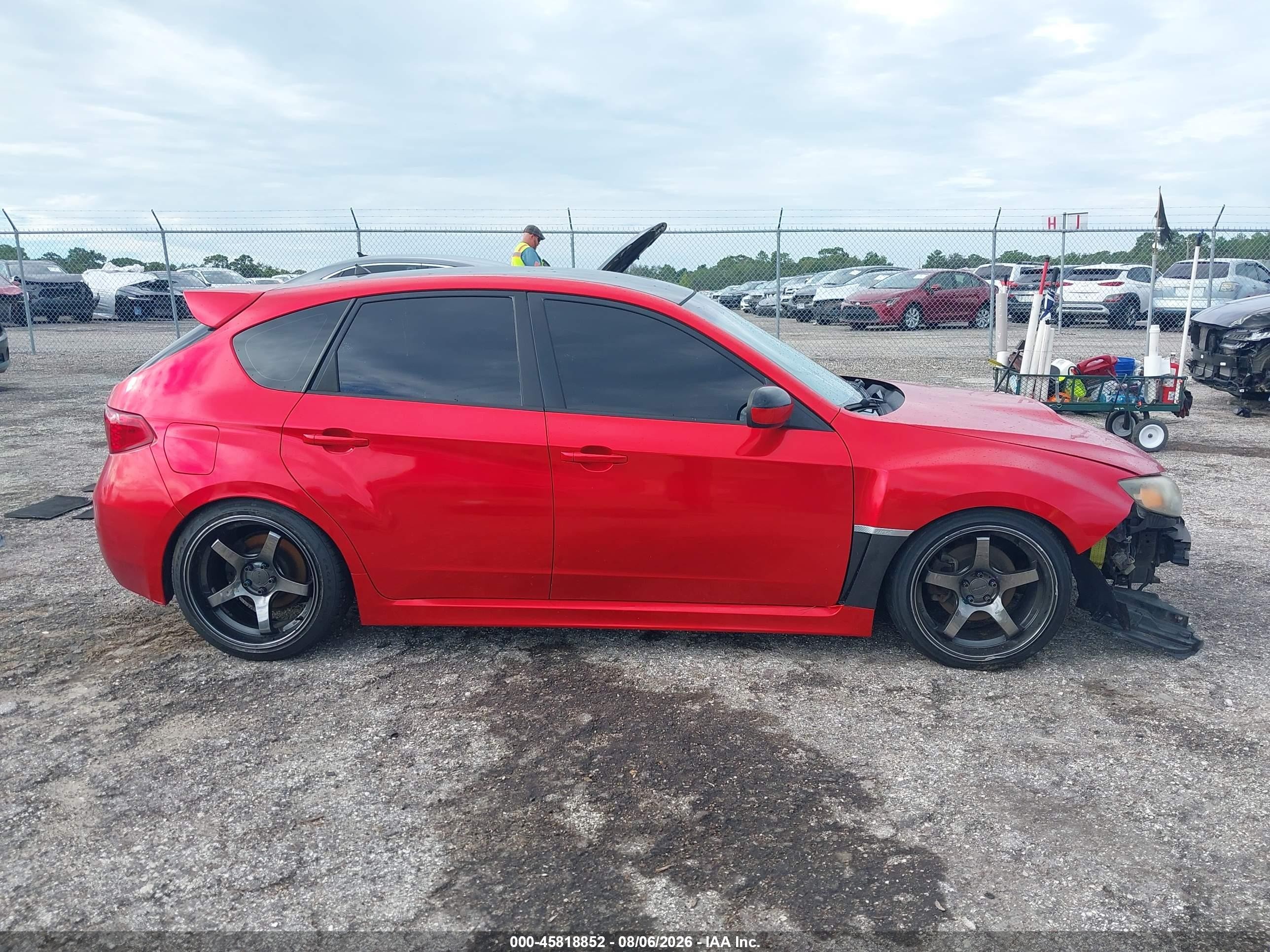 2011 Subaru Impreza Wrx Red vin: JF1GR7E6XBG819687