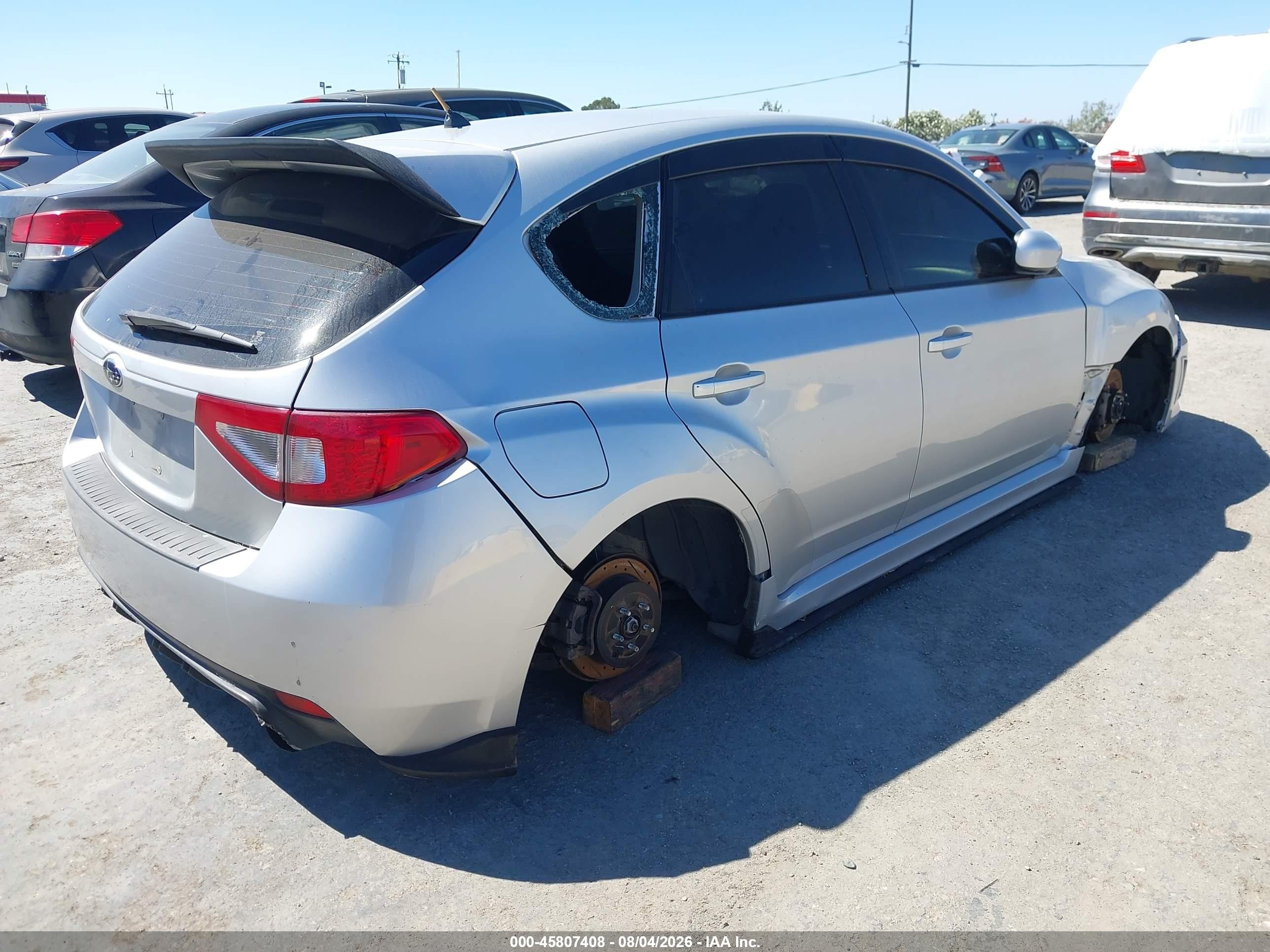 2011 Subaru Impreza Wrx Silver vin: JF1GR7E6XBG832522