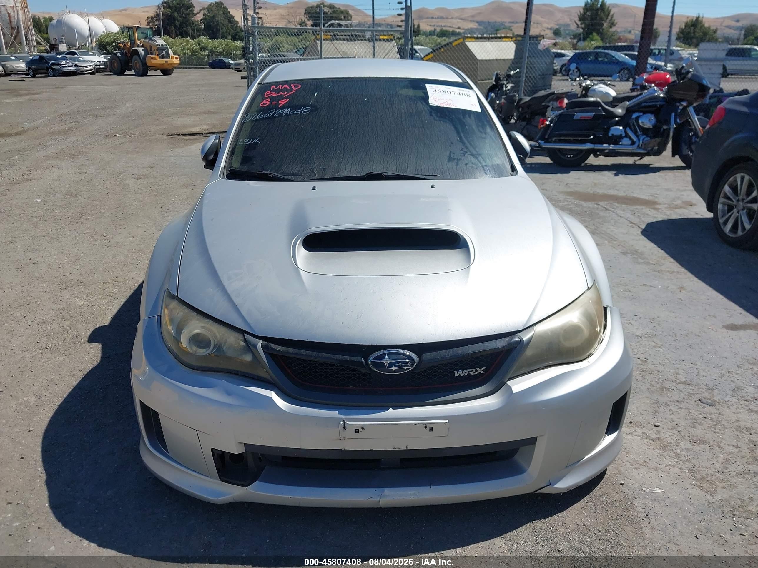 2011 Subaru Impreza Wrx Silver vin: JF1GR7E6XBG832522