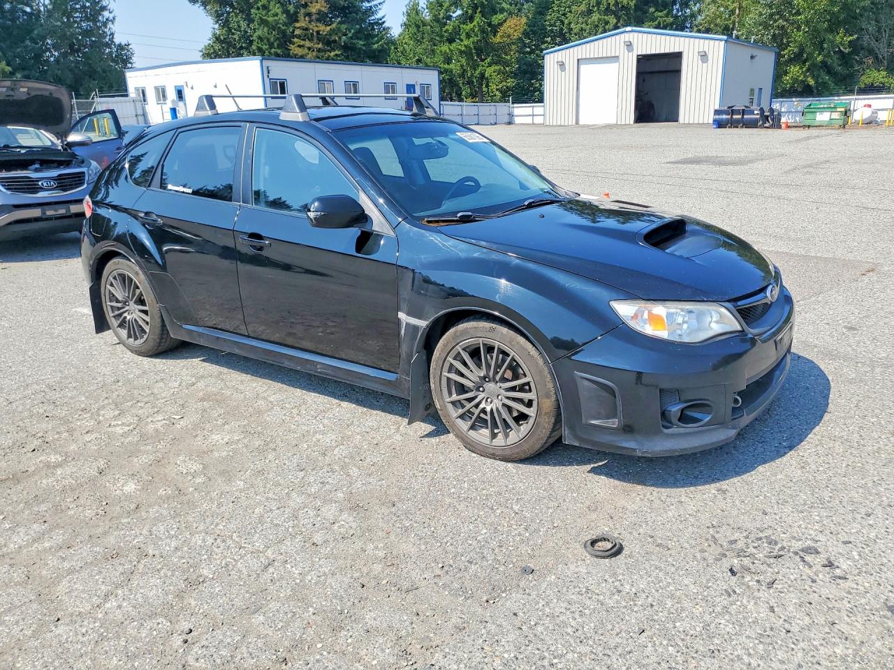 2012 Subaru Impreza Wrx Black vin: JF1GR7E6XCG225506