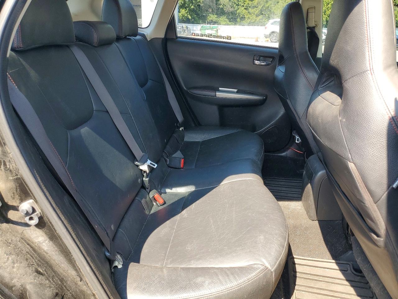 2012 Subaru Impreza Wrx Black vin: JF1GR7E6XCG225506