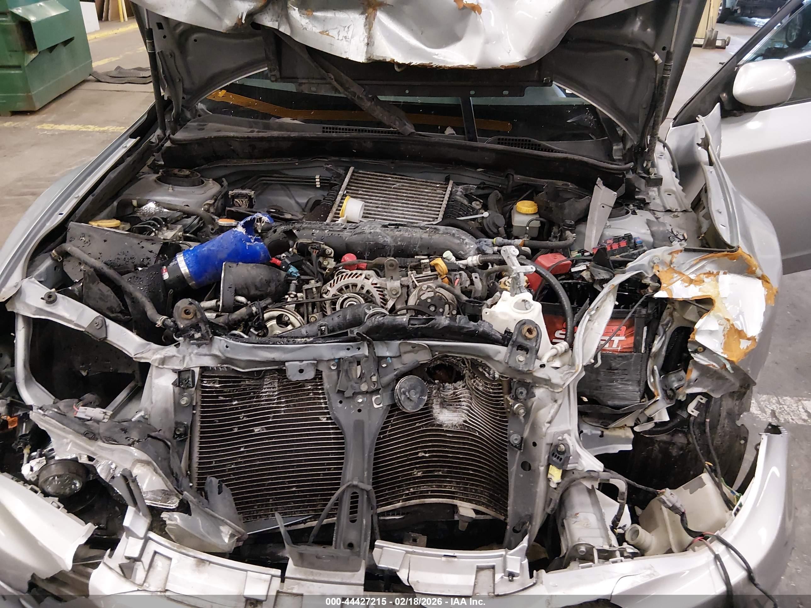 2014 Subaru Impreza Wrx   Gray vin: JF1GR7E6XEG200222