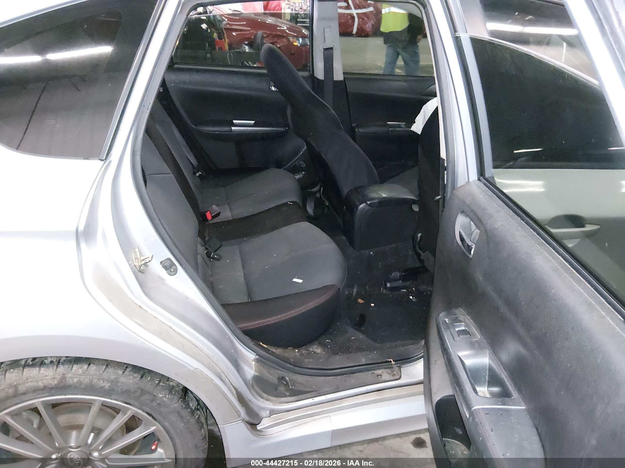 2014 Subaru Impreza Wrx   Gray vin: JF1GR7E6XEG200222