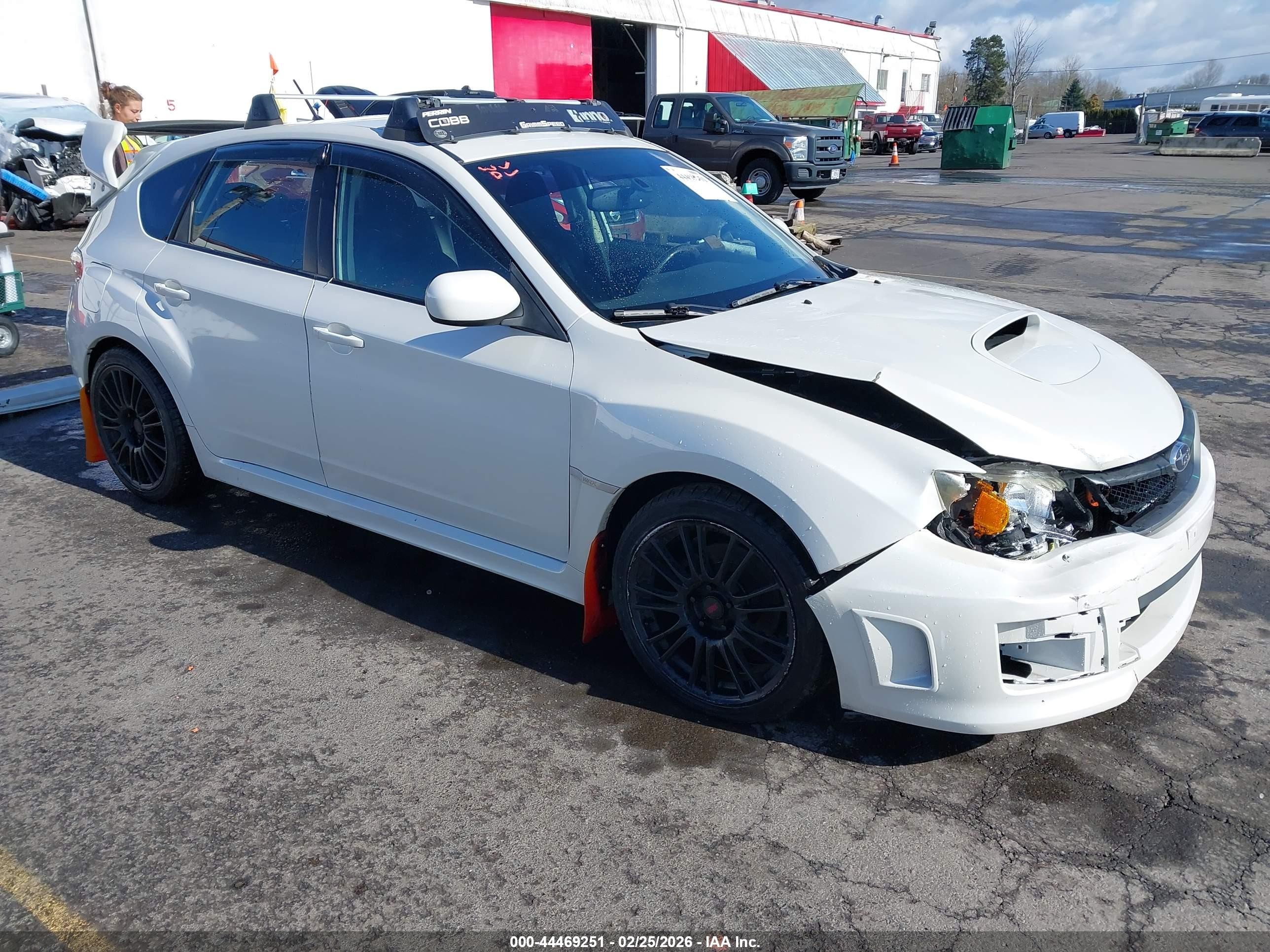 2014 Subaru Impreza Wrx   White vin: JF1GR7E6XEG217568