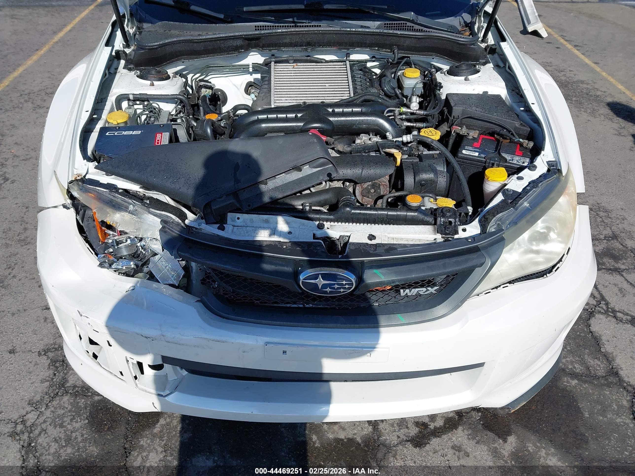 2014 Subaru Impreza Wrx   White vin: JF1GR7E6XEG217568