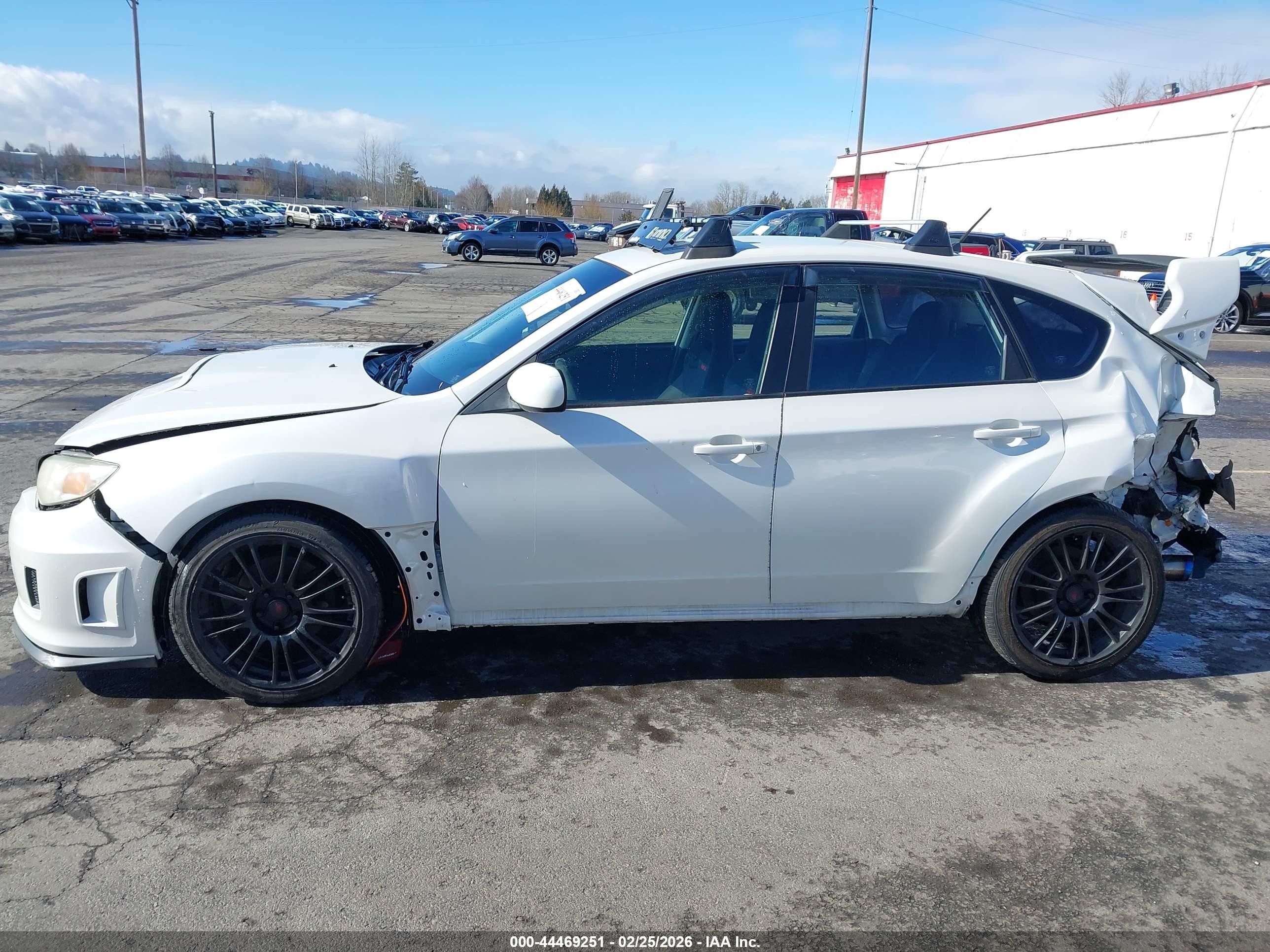 2014 Subaru Impreza Wrx   White vin: JF1GR7E6XEG217568