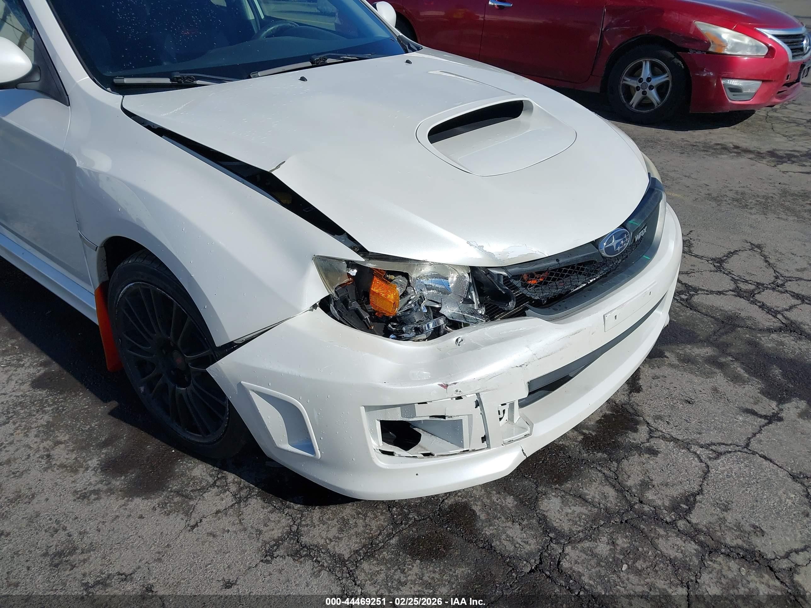 2014 Subaru Impreza Wrx   White vin: JF1GR7E6XEG217568
