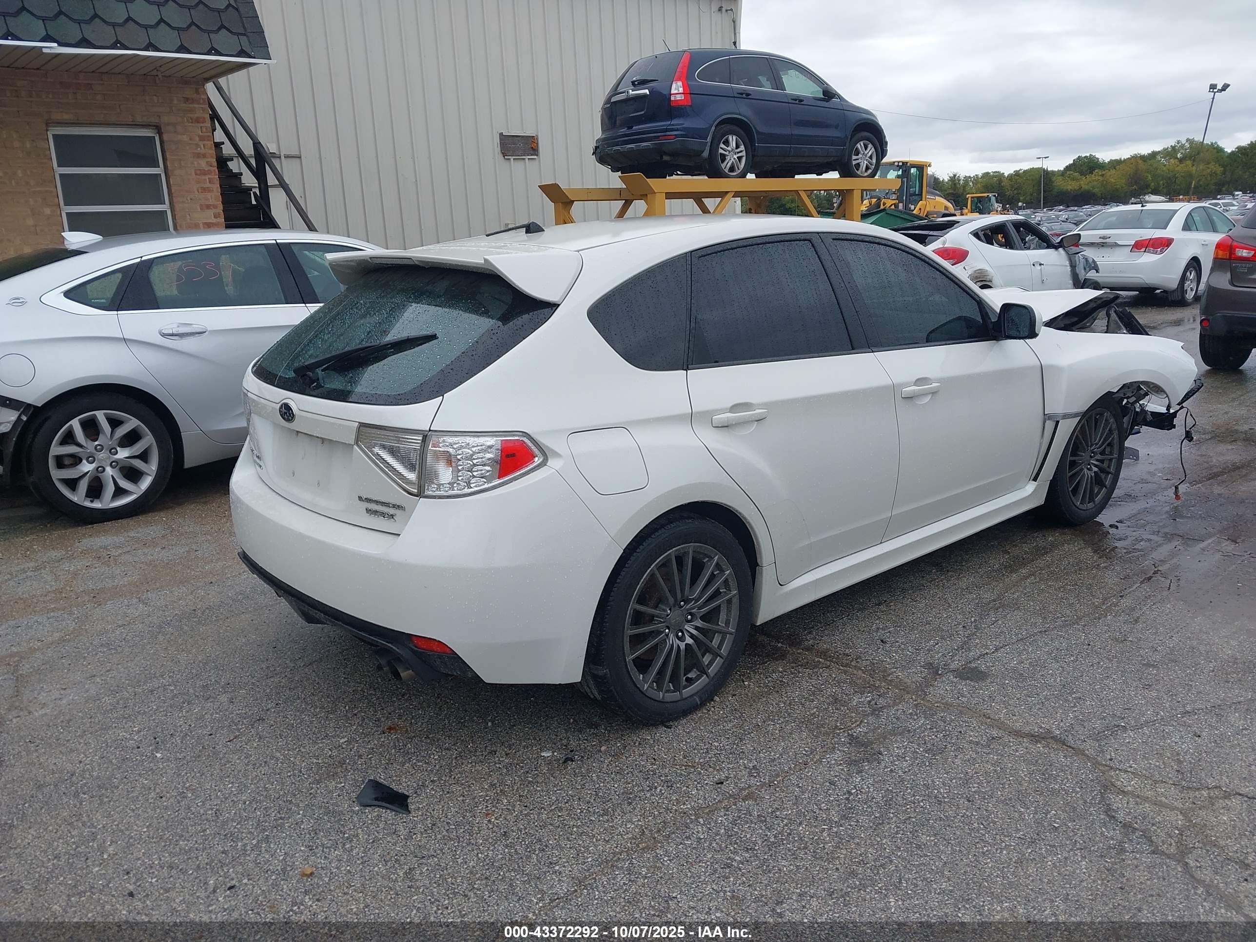 2014 Subaru Impreza Wrx   White vin: JF1GR7E6XEG251090