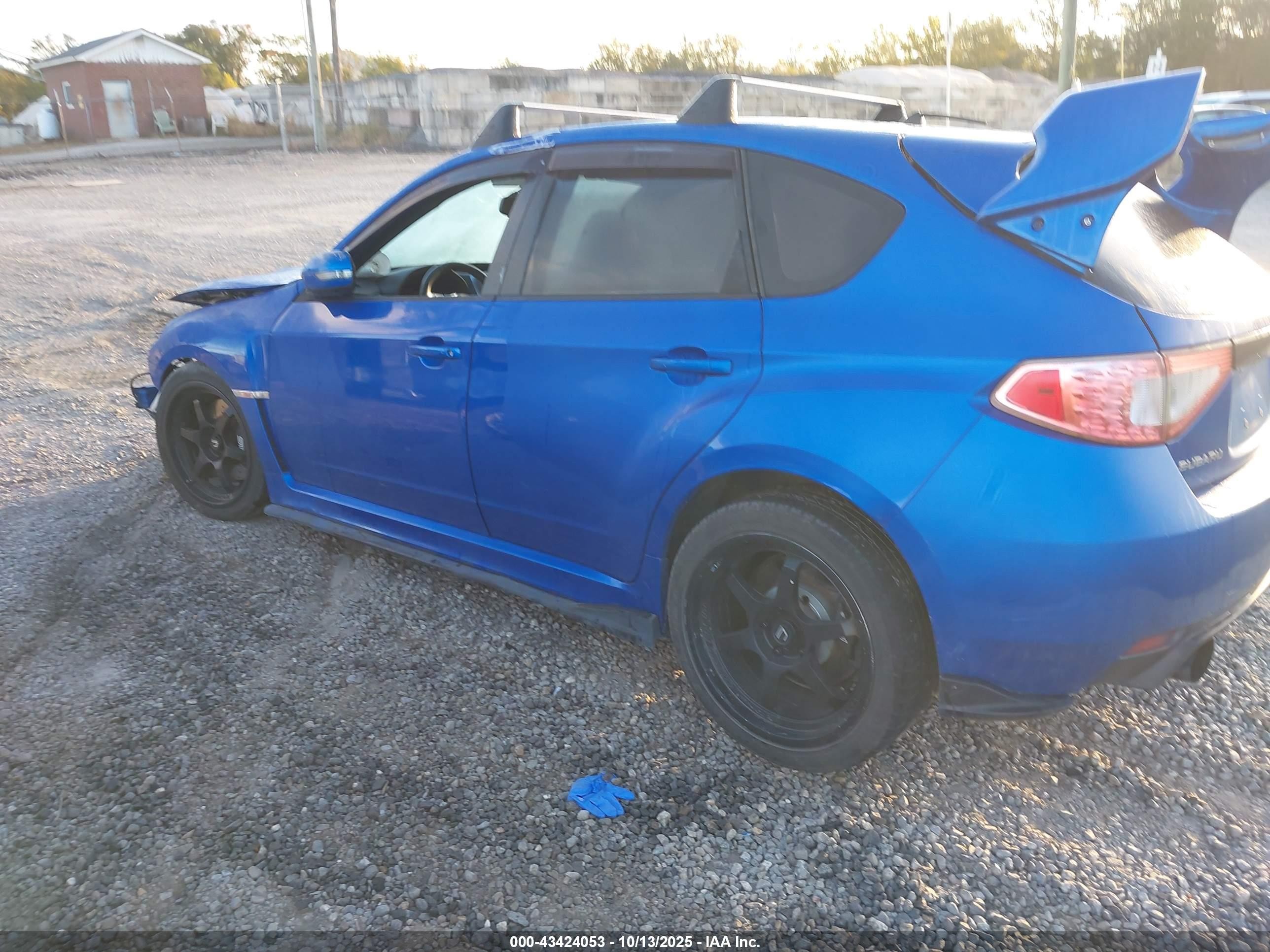 2008 Subaru Impreza Wrx Sti   Blue vin: JF1GR89618L823482