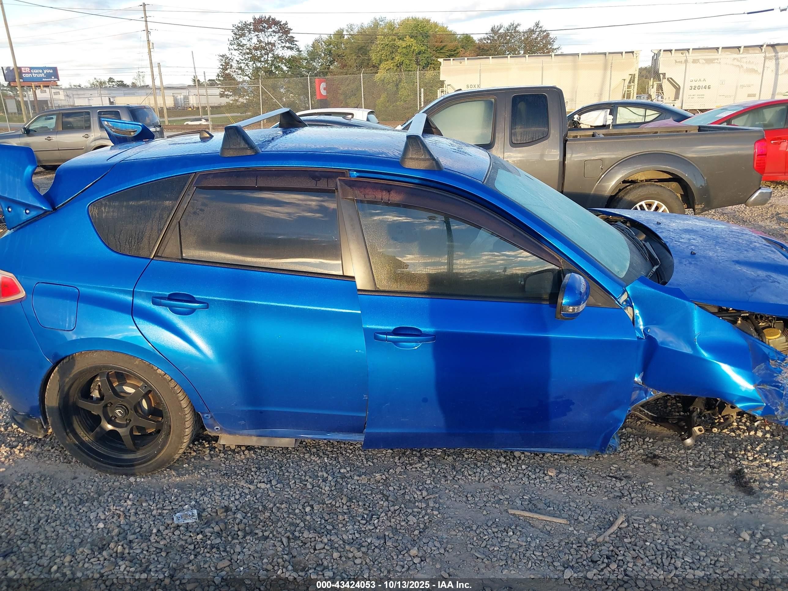 2008 Subaru Impreza Wrx Sti   Blue vin: JF1GR89618L823482