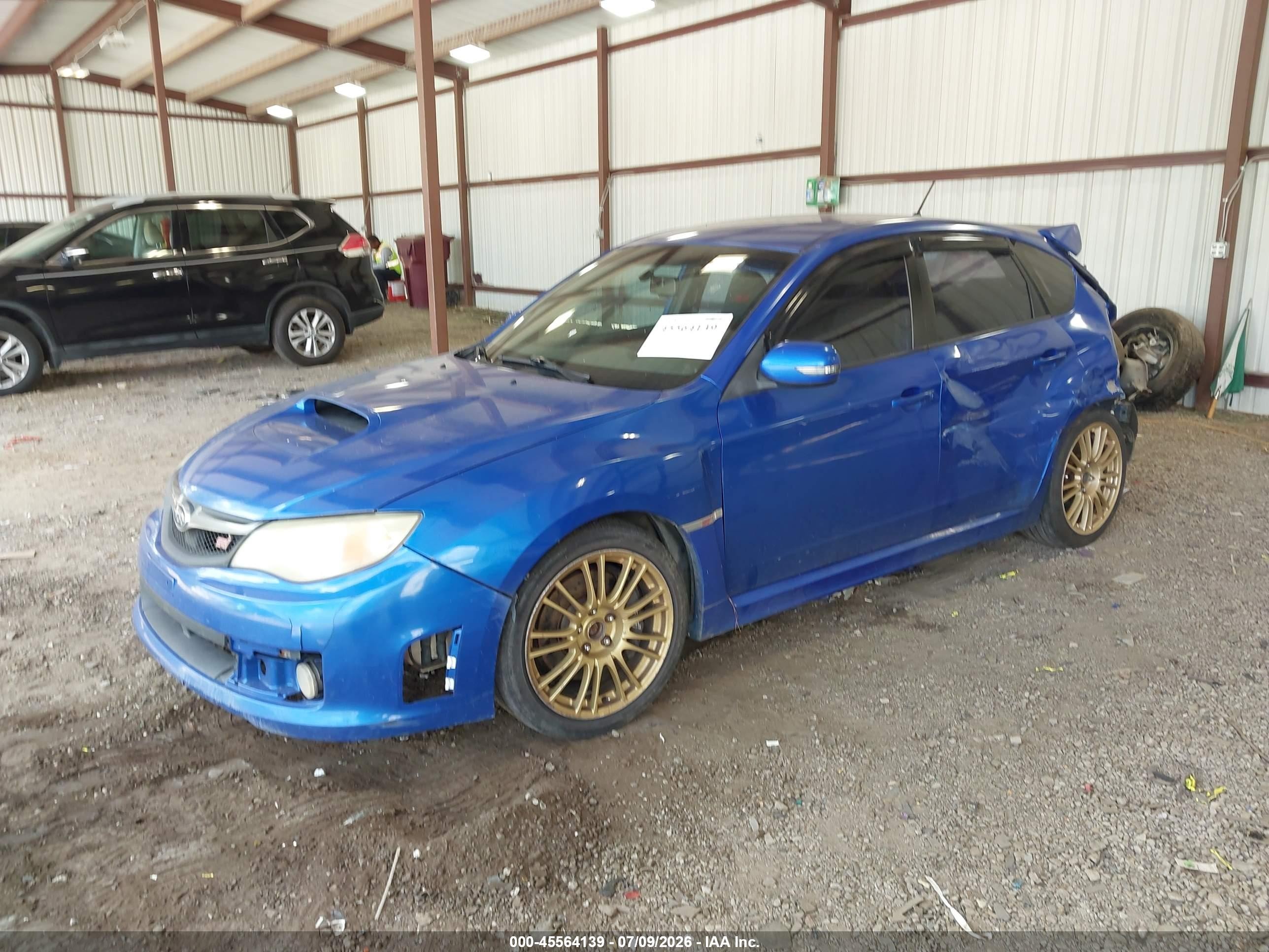 2008 Subaru Impreza Wrx Sti   Blue vin: JF1GR89618L824860