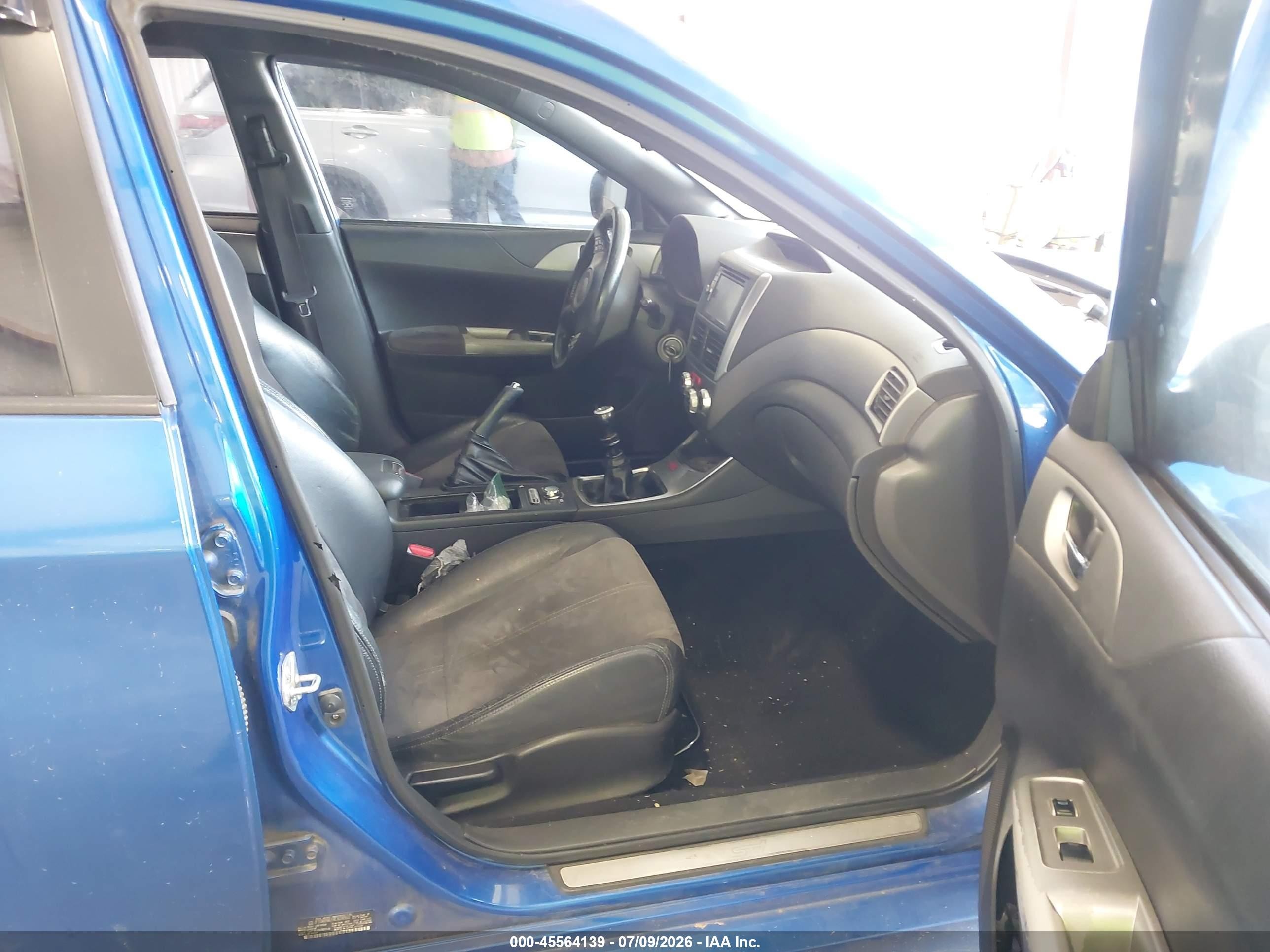 2008 Subaru Impreza Wrx Sti   Blue vin: JF1GR89618L824860