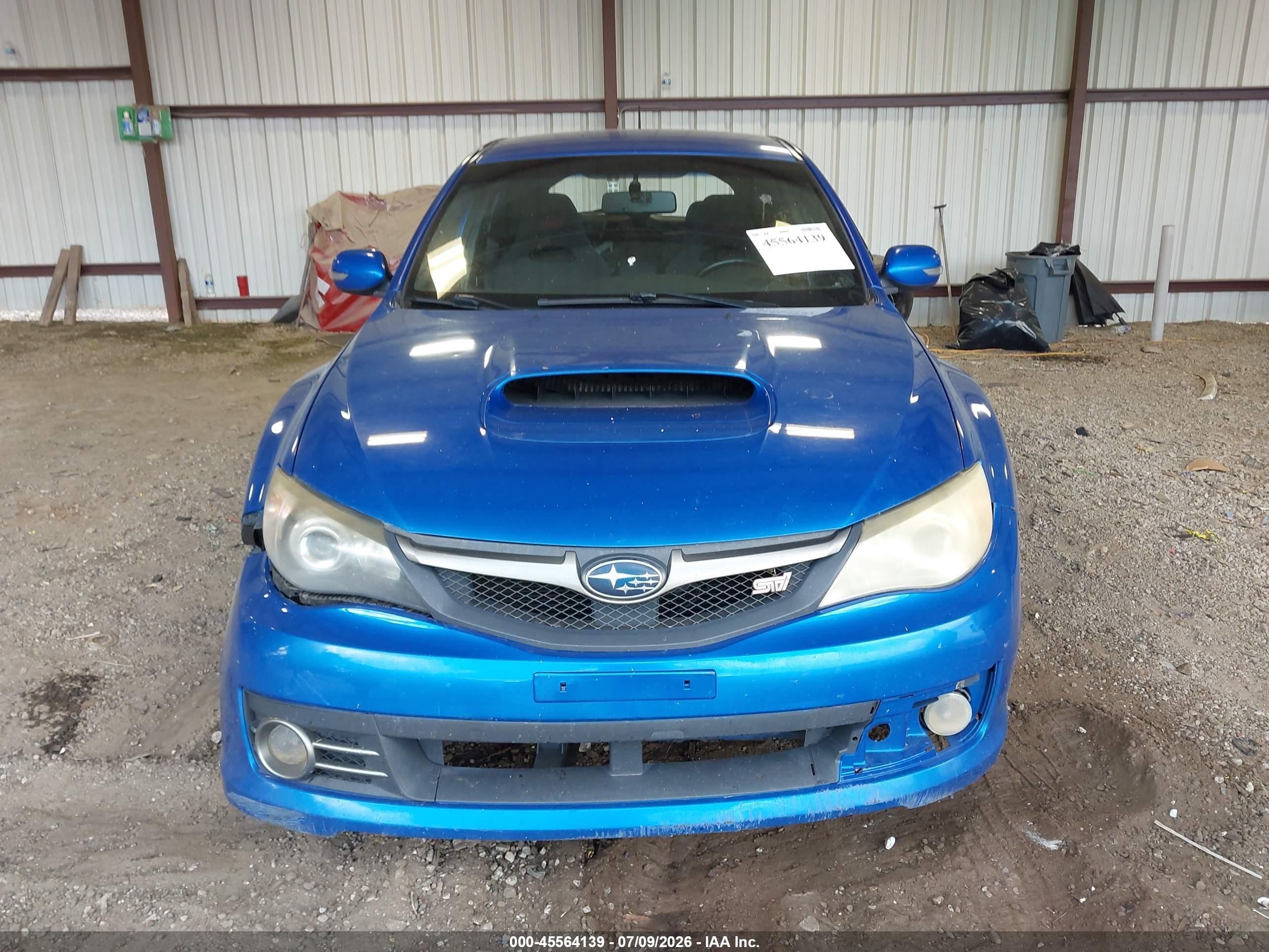 2008 Subaru Impreza Wrx Sti   Blue vin: JF1GR89618L824860