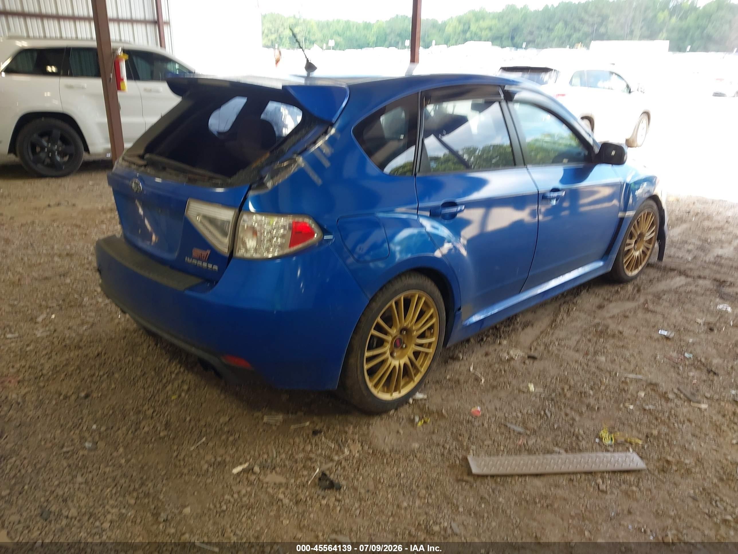 2008 Subaru Impreza Wrx Sti   Blue vin: JF1GR89618L824860