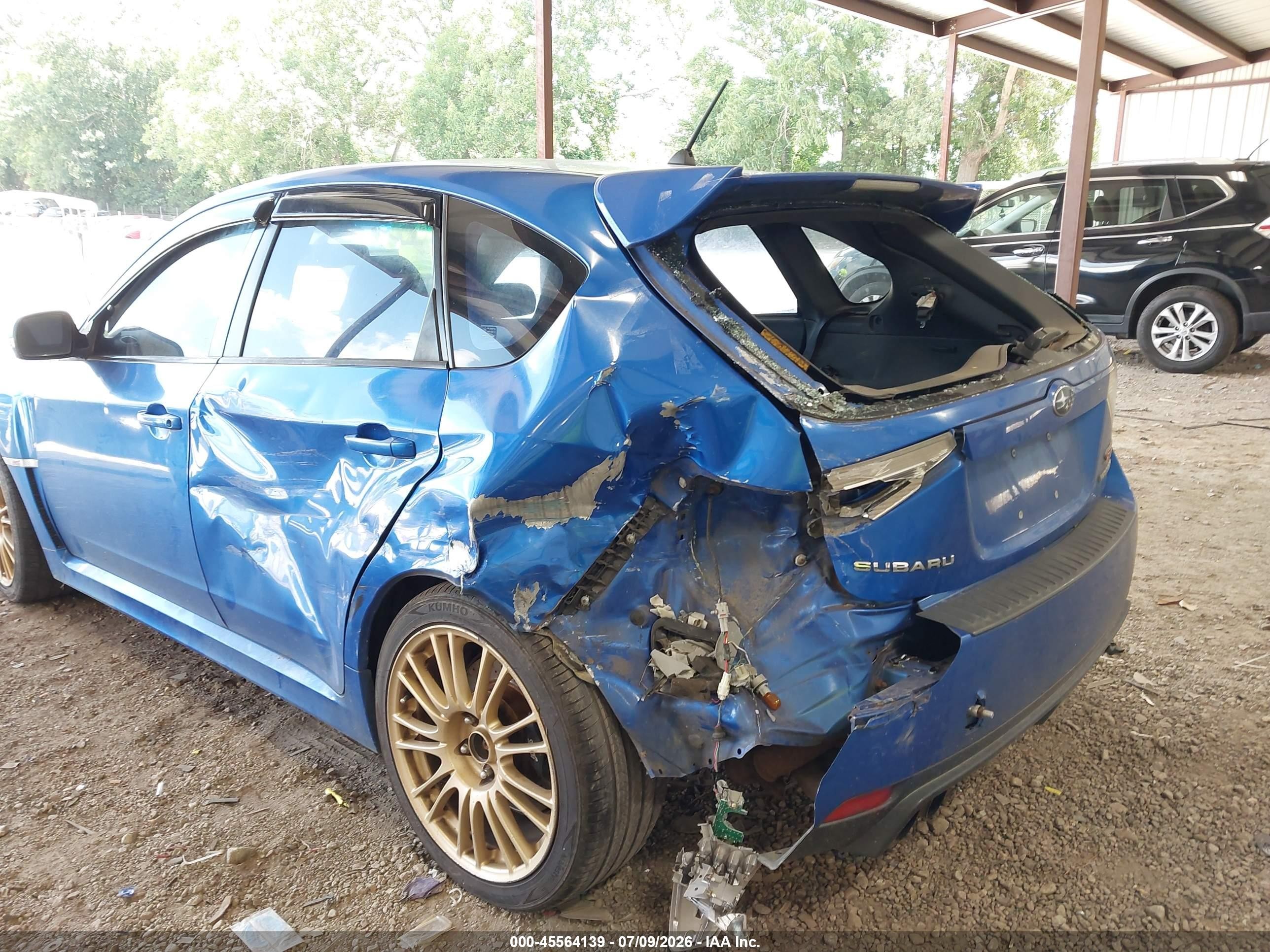 2008 Subaru Impreza Wrx Sti   Blue vin: JF1GR89618L824860