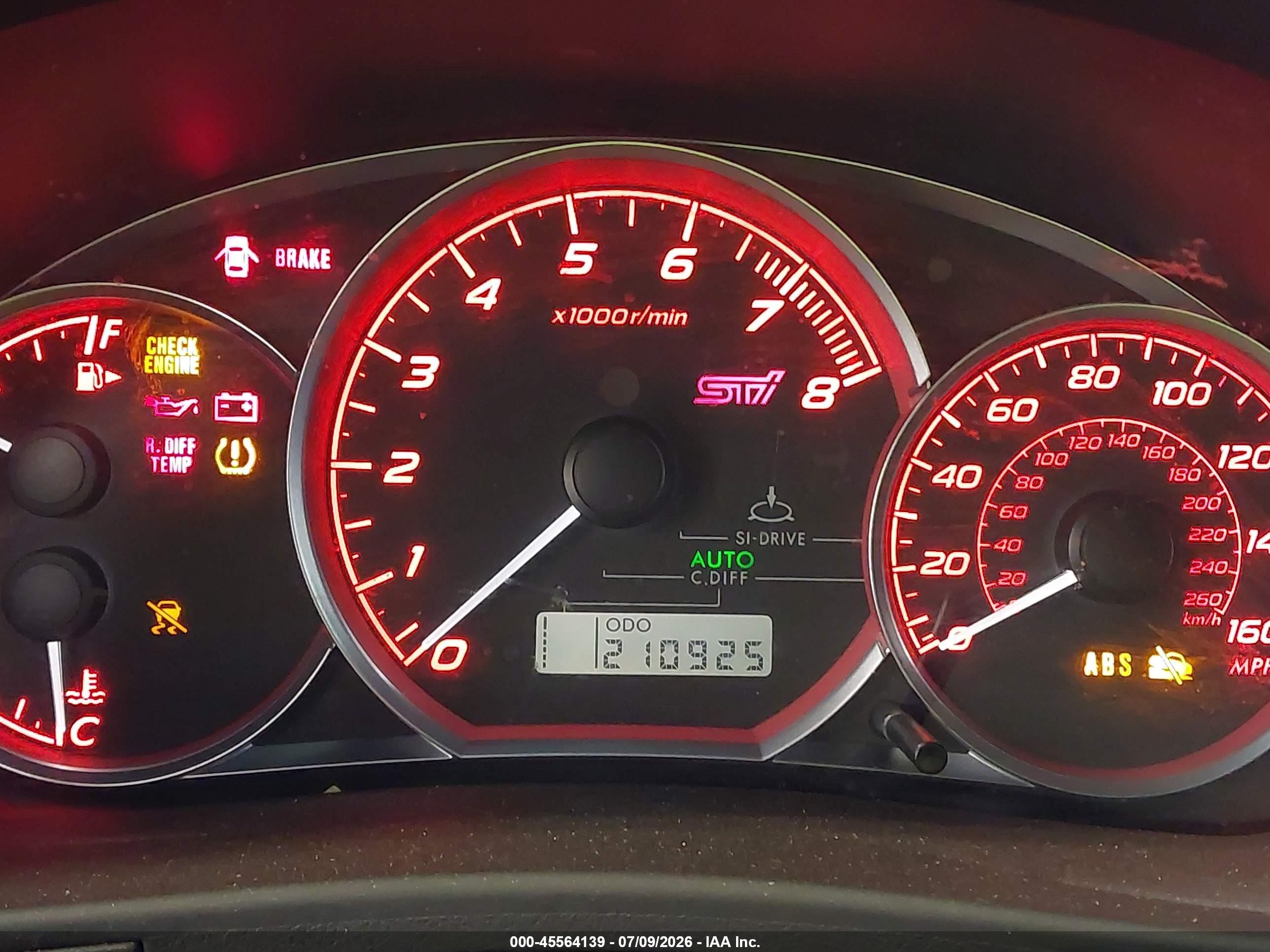 2008 Subaru Impreza Wrx Sti   Blue vin: JF1GR89618L824860