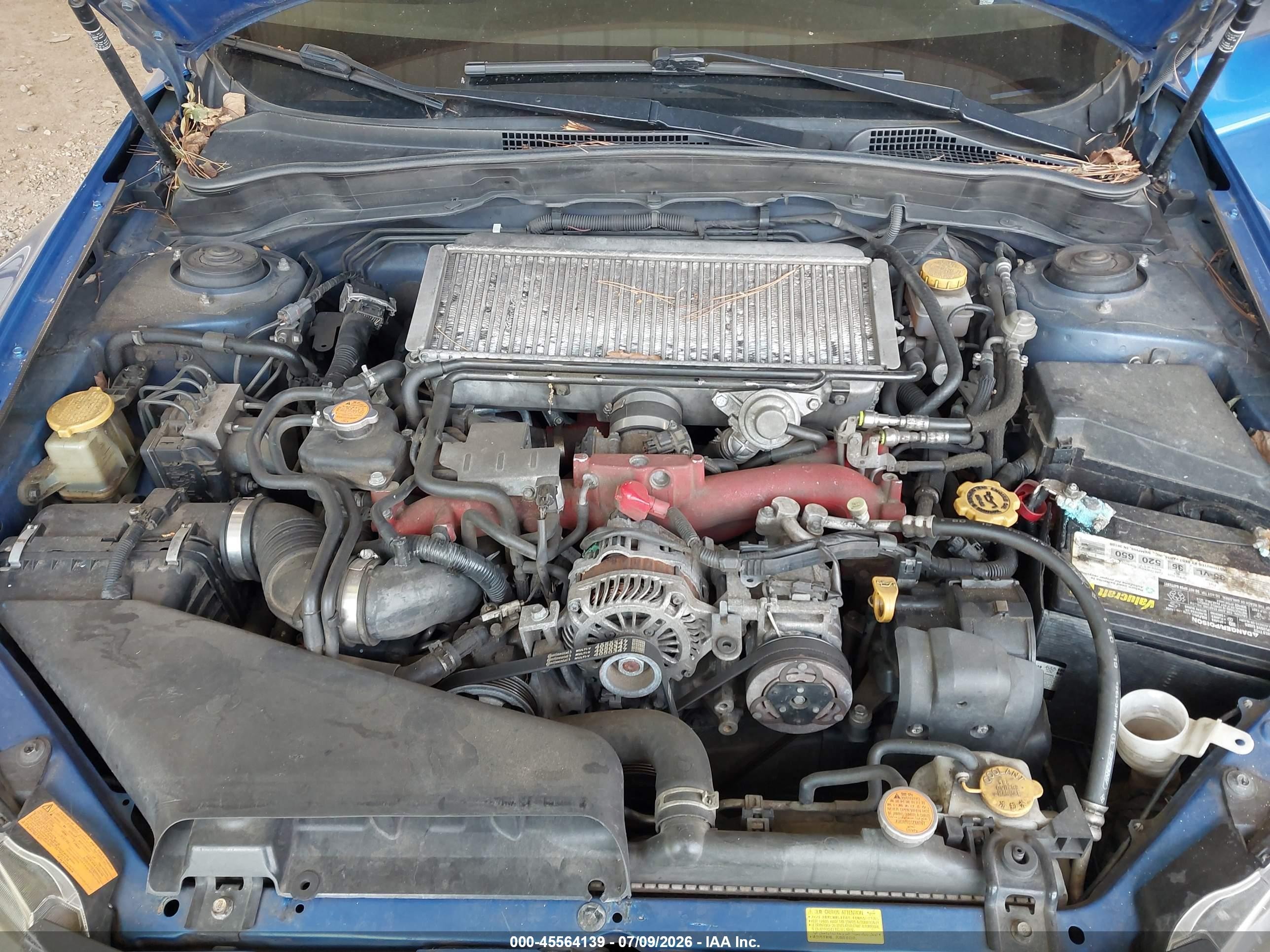 2008 Subaru Impreza Wrx Sti   Blue vin: JF1GR89618L824860
