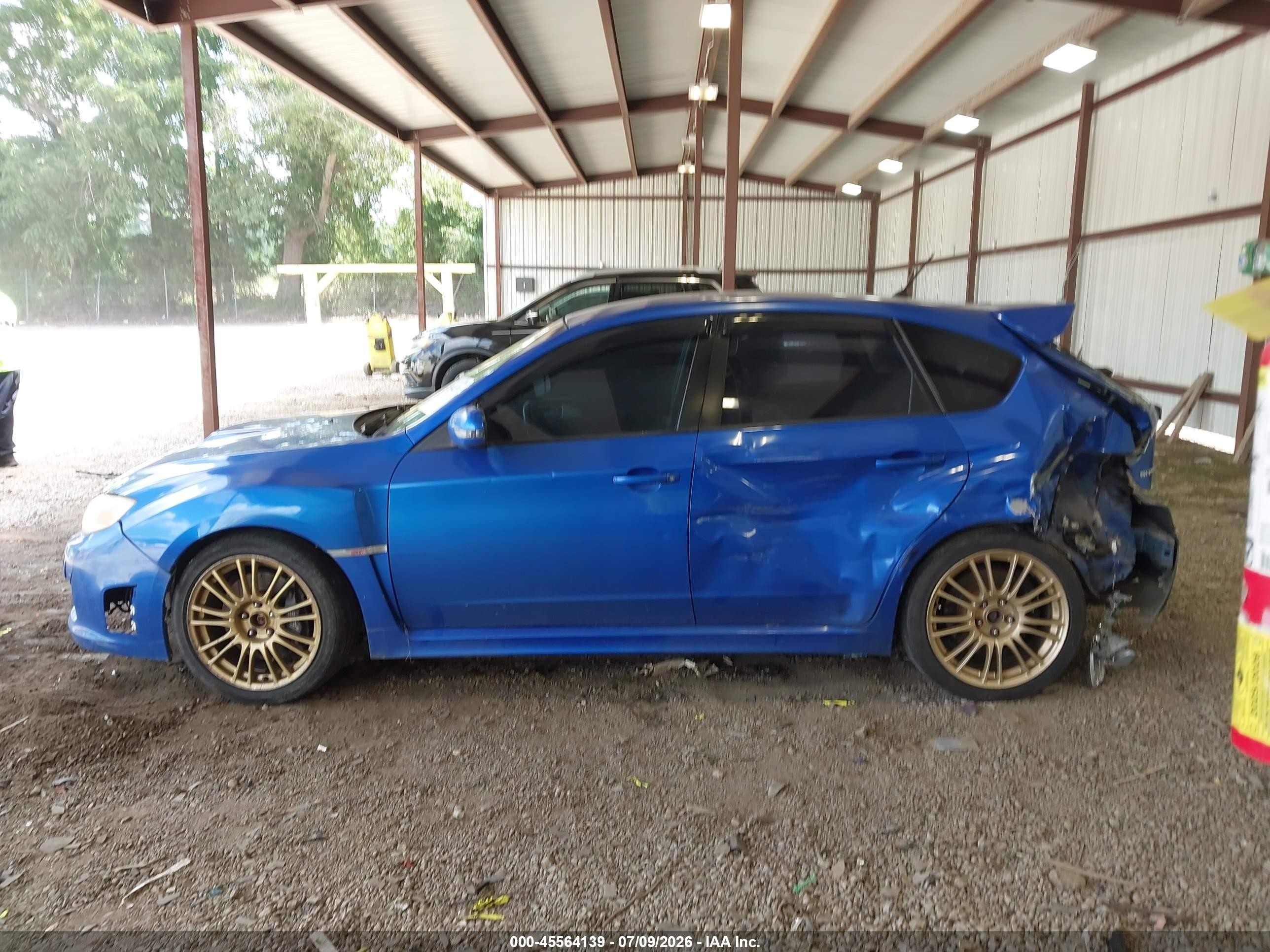 2008 Subaru Impreza Wrx Sti   Blue vin: JF1GR89618L824860