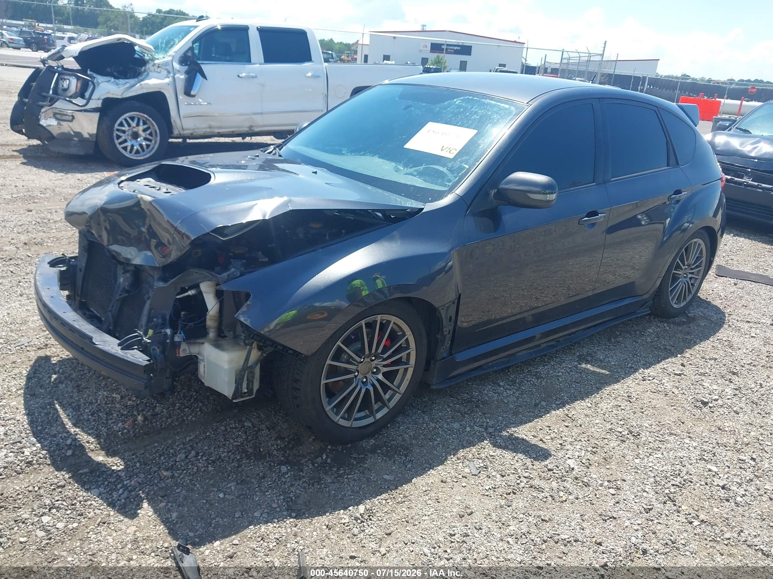 2008 Subaru Impreza Wrx Sti   Gray vin: JF1GR89618L825555