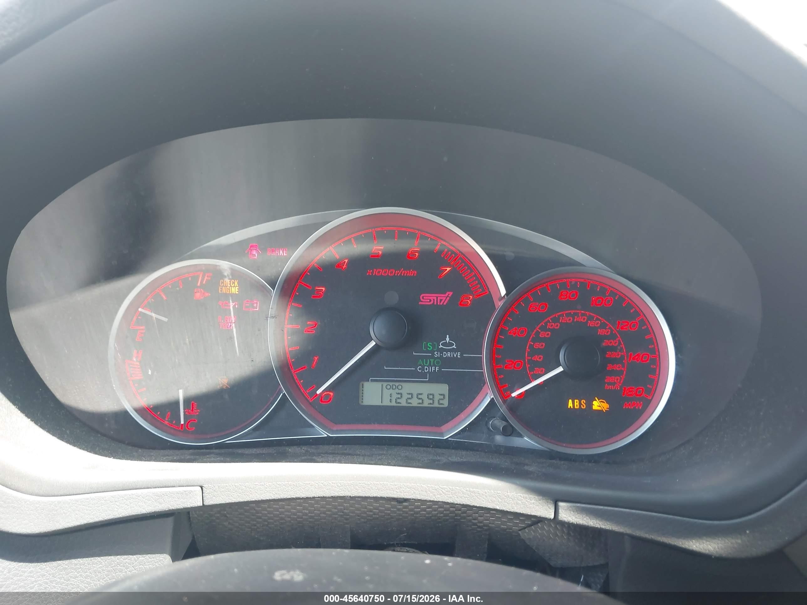 2008 Subaru Impreza Wrx Sti   Gray vin: JF1GR89618L825555