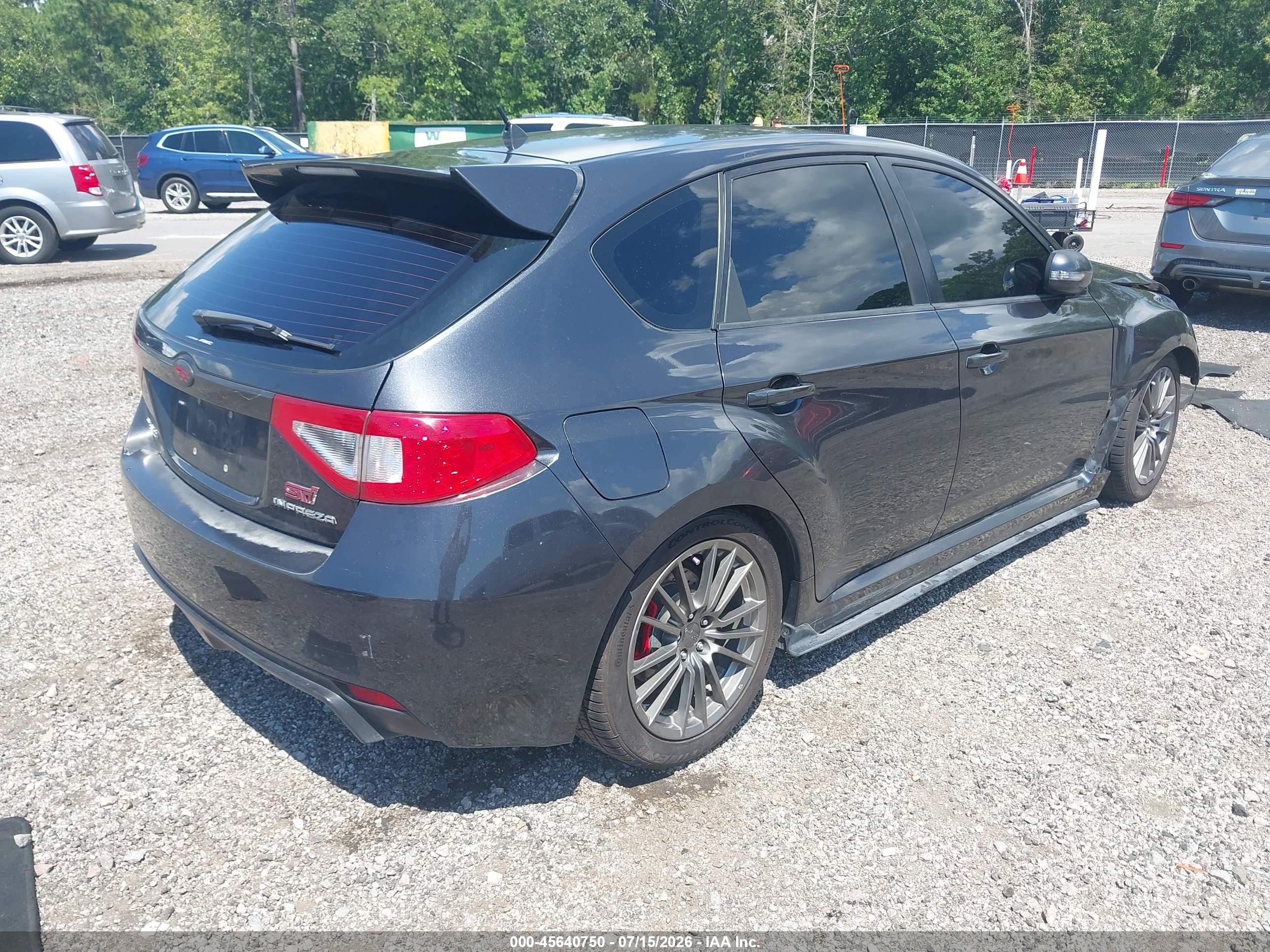 2008 Subaru Impreza Wrx Sti   Gray vin: JF1GR89618L825555