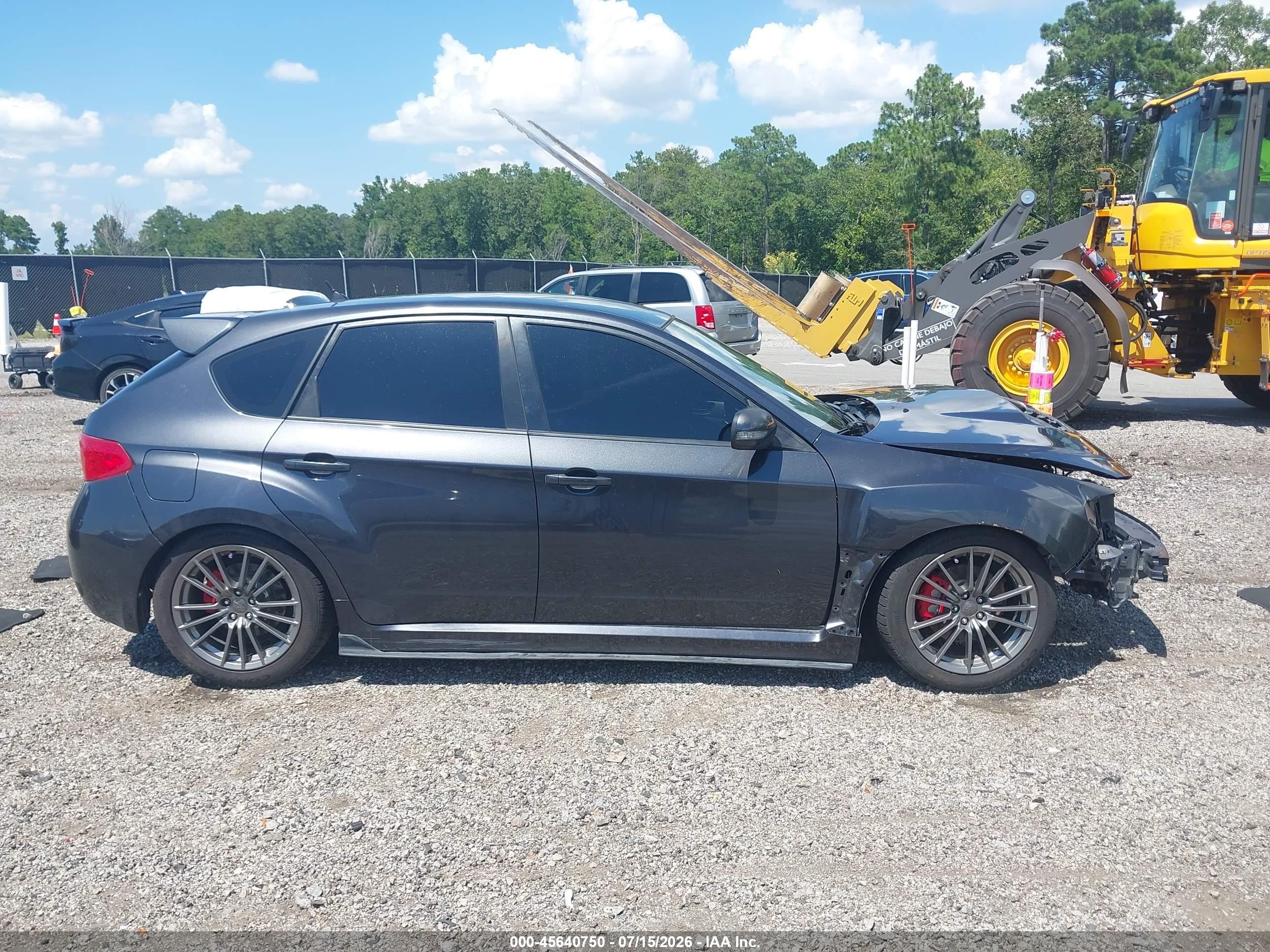 2008 Subaru Impreza Wrx Sti   Gray vin: JF1GR89618L825555