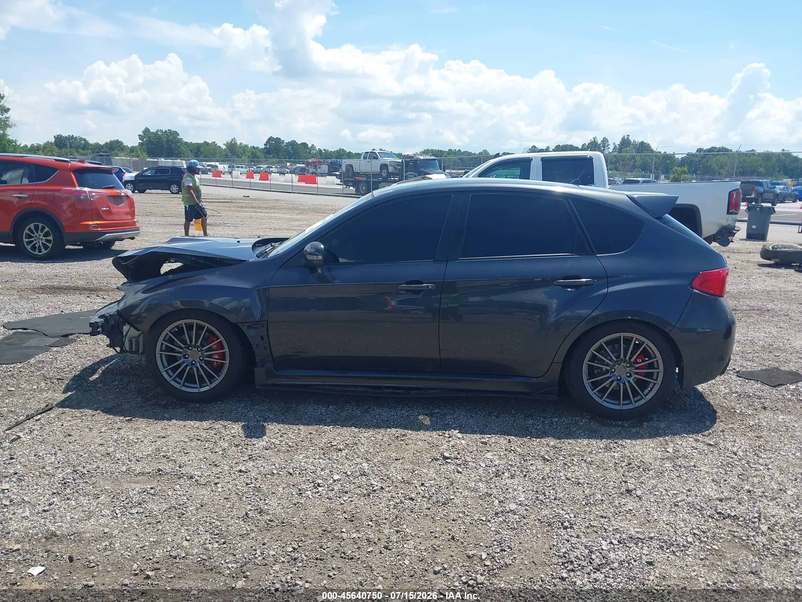 2008 Subaru Impreza Wrx Sti   Gray vin: JF1GR89618L825555