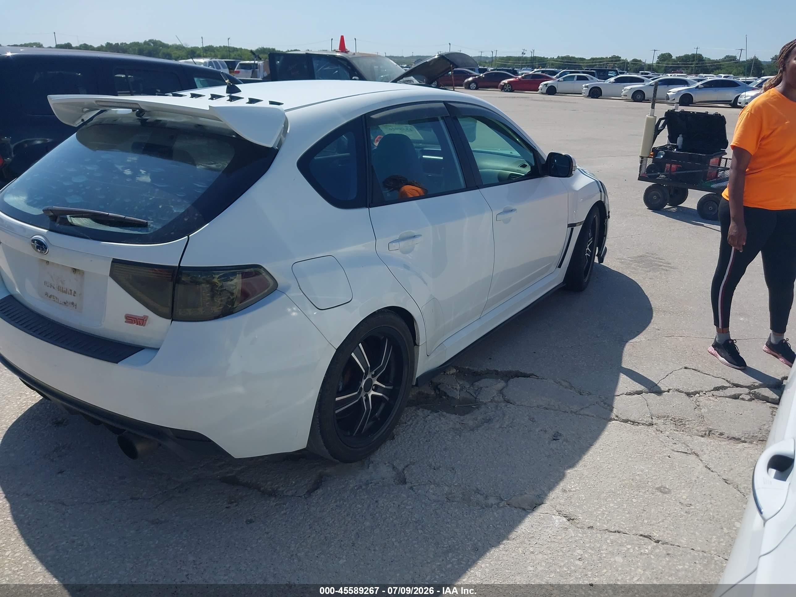 2008 Subaru Impreza Wrx Sti   White vin: JF1GR89618L830240