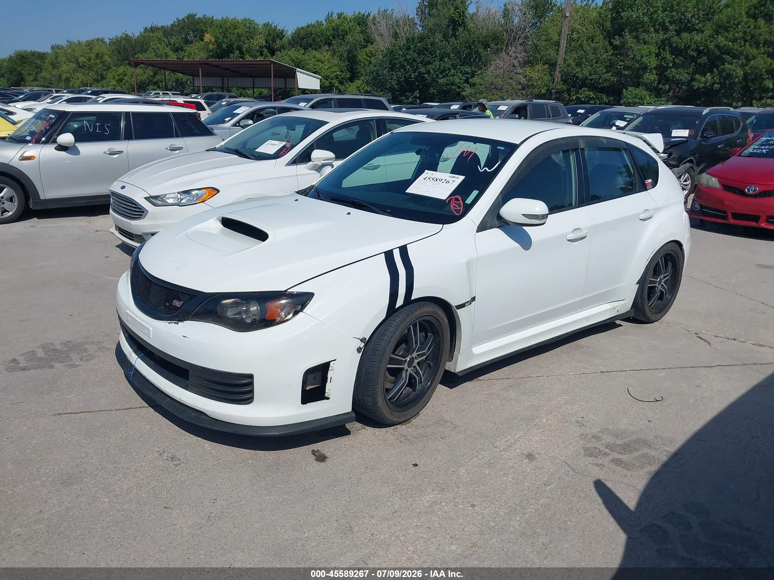 2008 Subaru Impreza Wrx Sti   White vin: JF1GR89618L830240