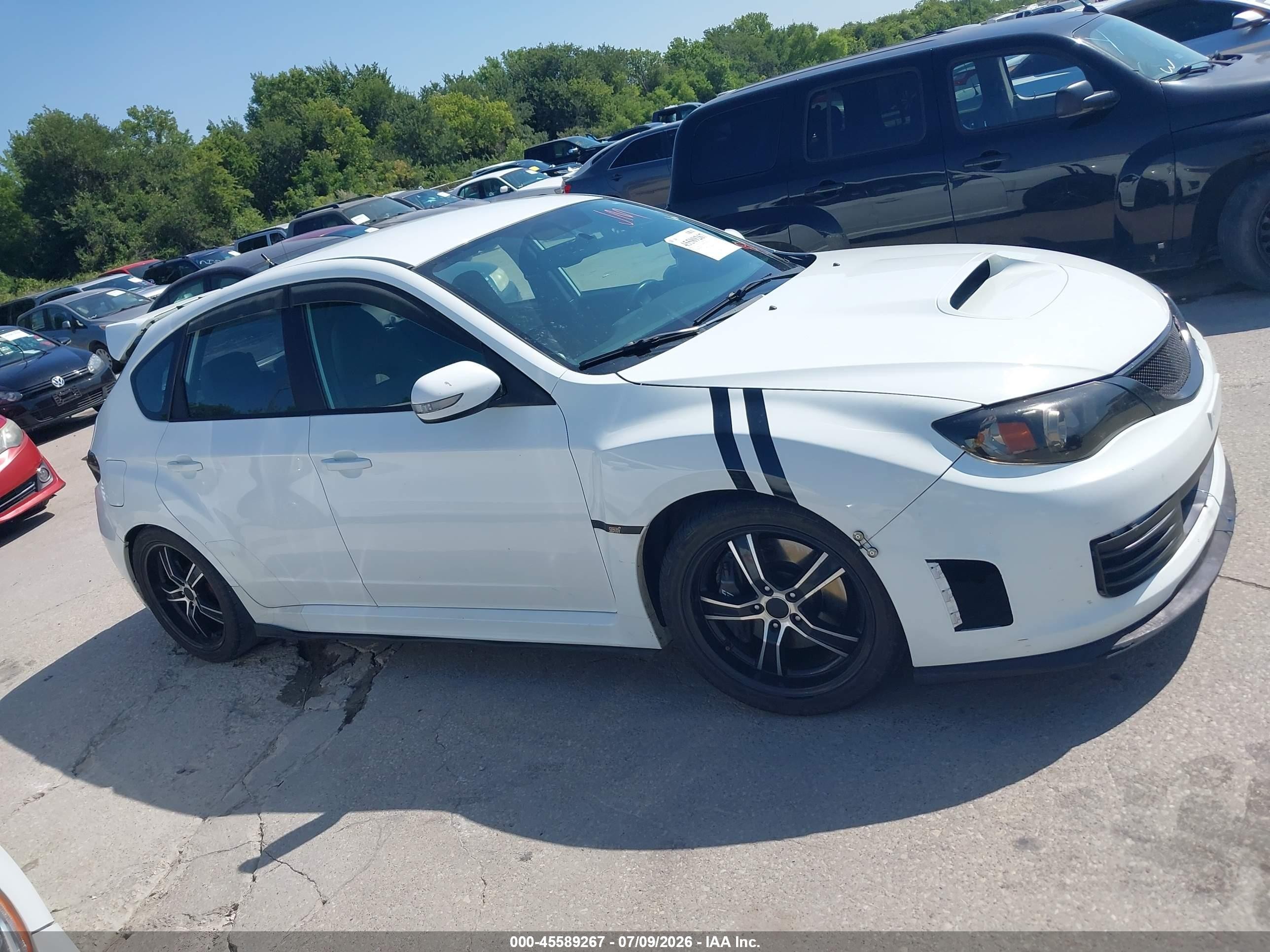 2008 Subaru Impreza Wrx Sti   White vin: JF1GR89618L830240