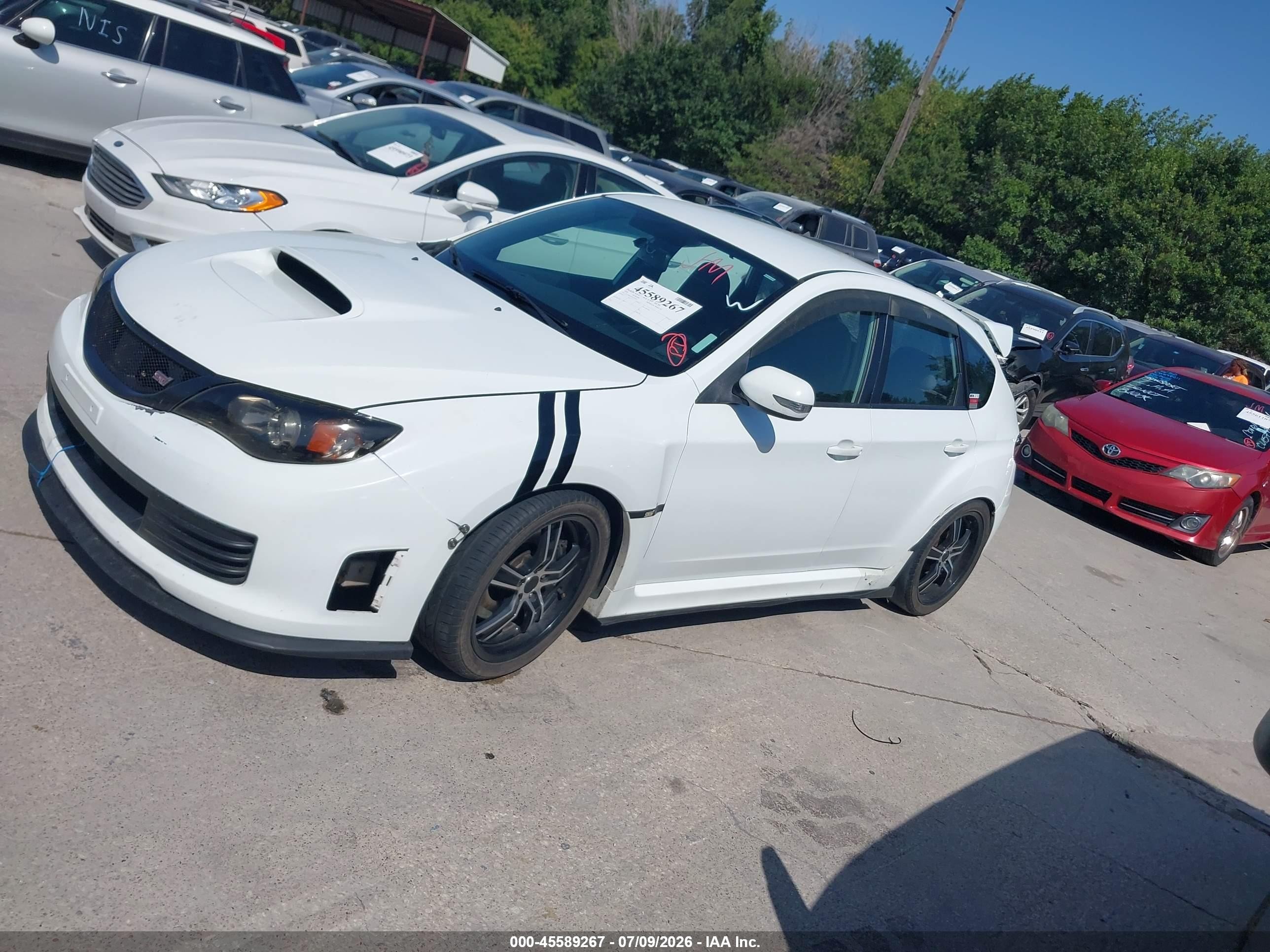 2008 Subaru Impreza Wrx Sti   White vin: JF1GR89618L830240