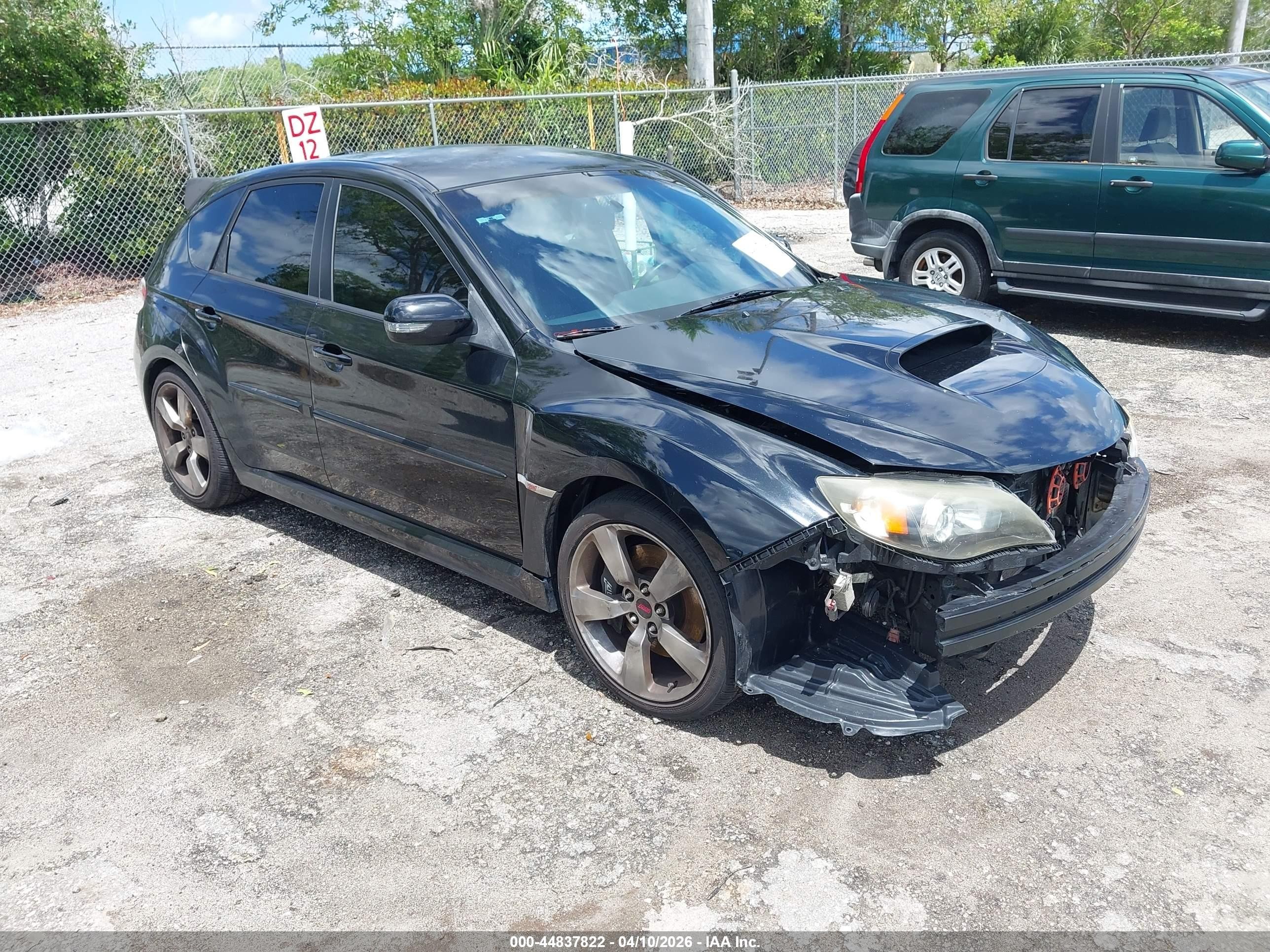 2008 Subaru Impreza Wrx Sti   Black vin: JF1GR89628L826830
