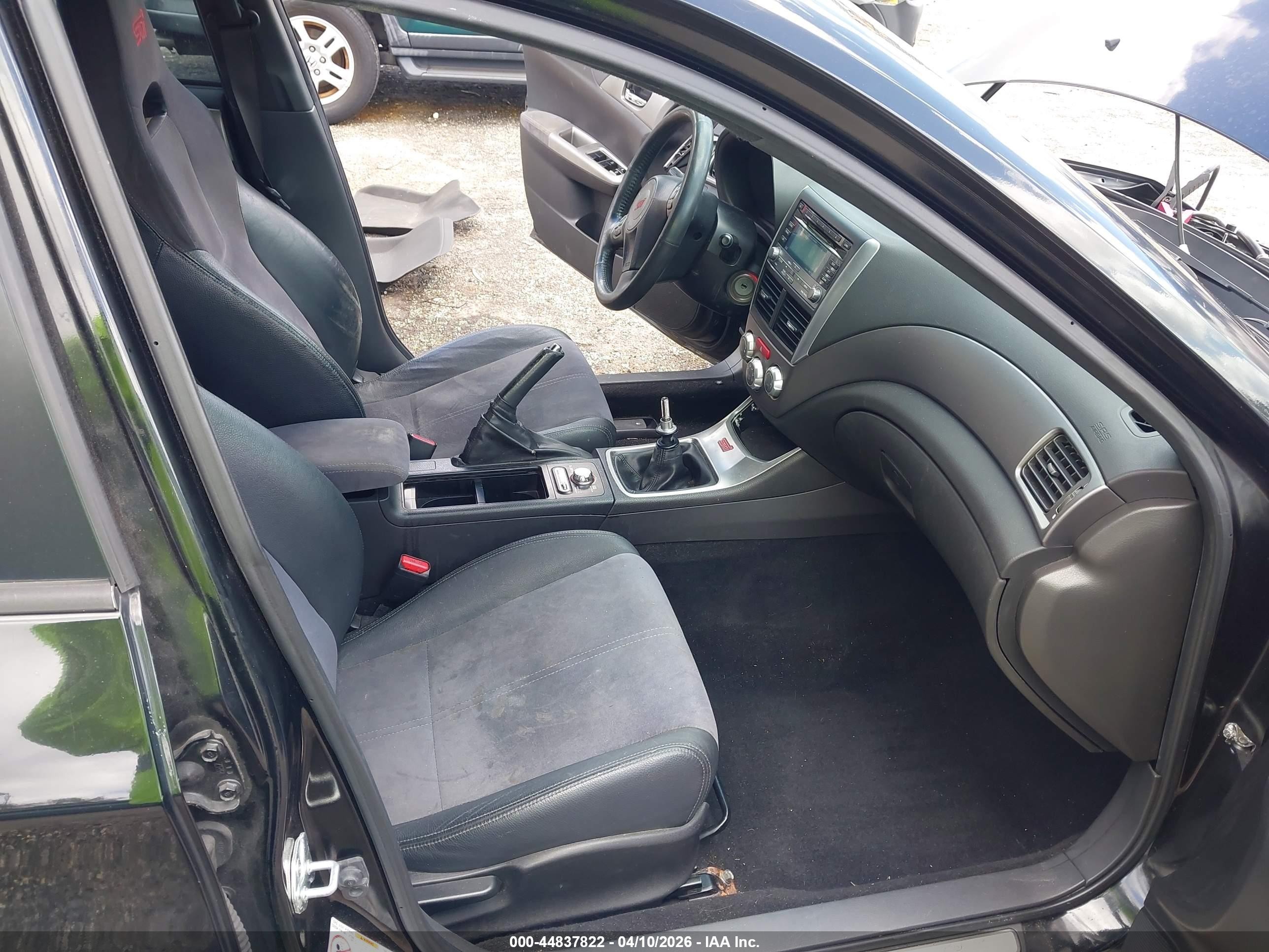 2008 Subaru Impreza Wrx Sti   Black vin: JF1GR89628L826830