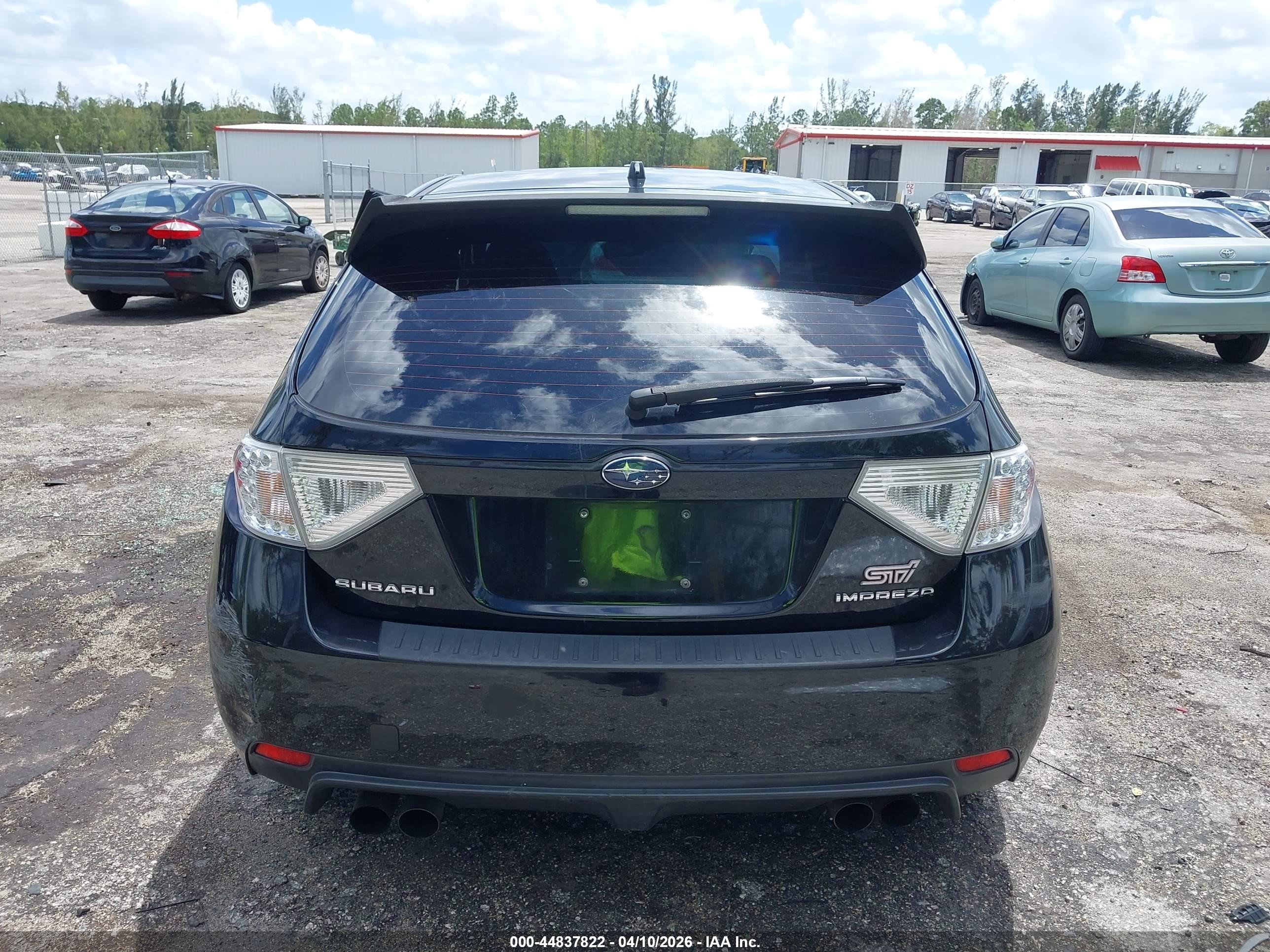 2008 Subaru Impreza Wrx Sti   Black vin: JF1GR89628L826830