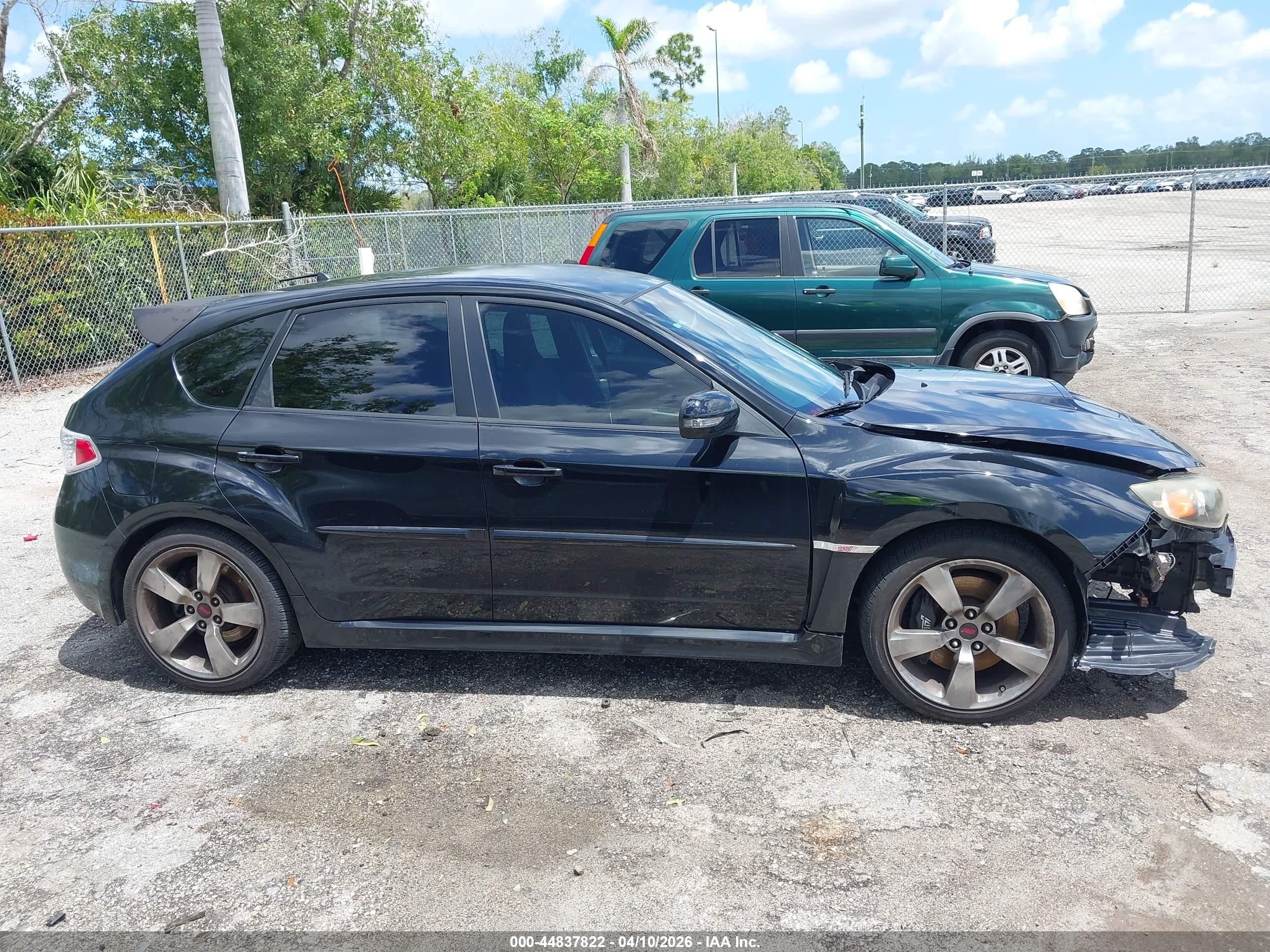 2008 Subaru Impreza Wrx Sti   Black vin: JF1GR89628L826830