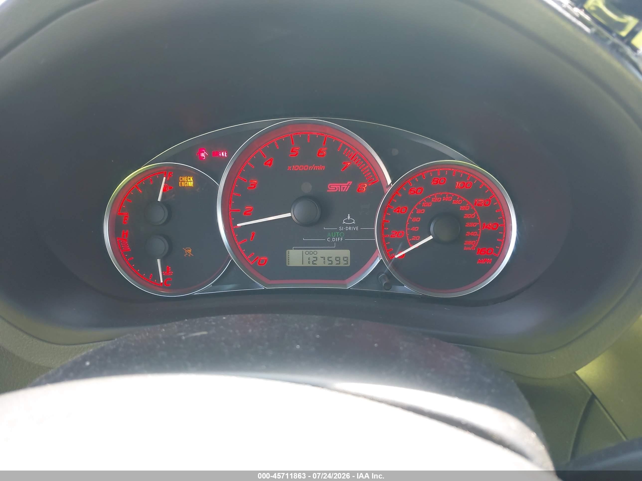 2008 Subaru Impreza Wrx Sti   Blue vin: JF1GR89638L818302